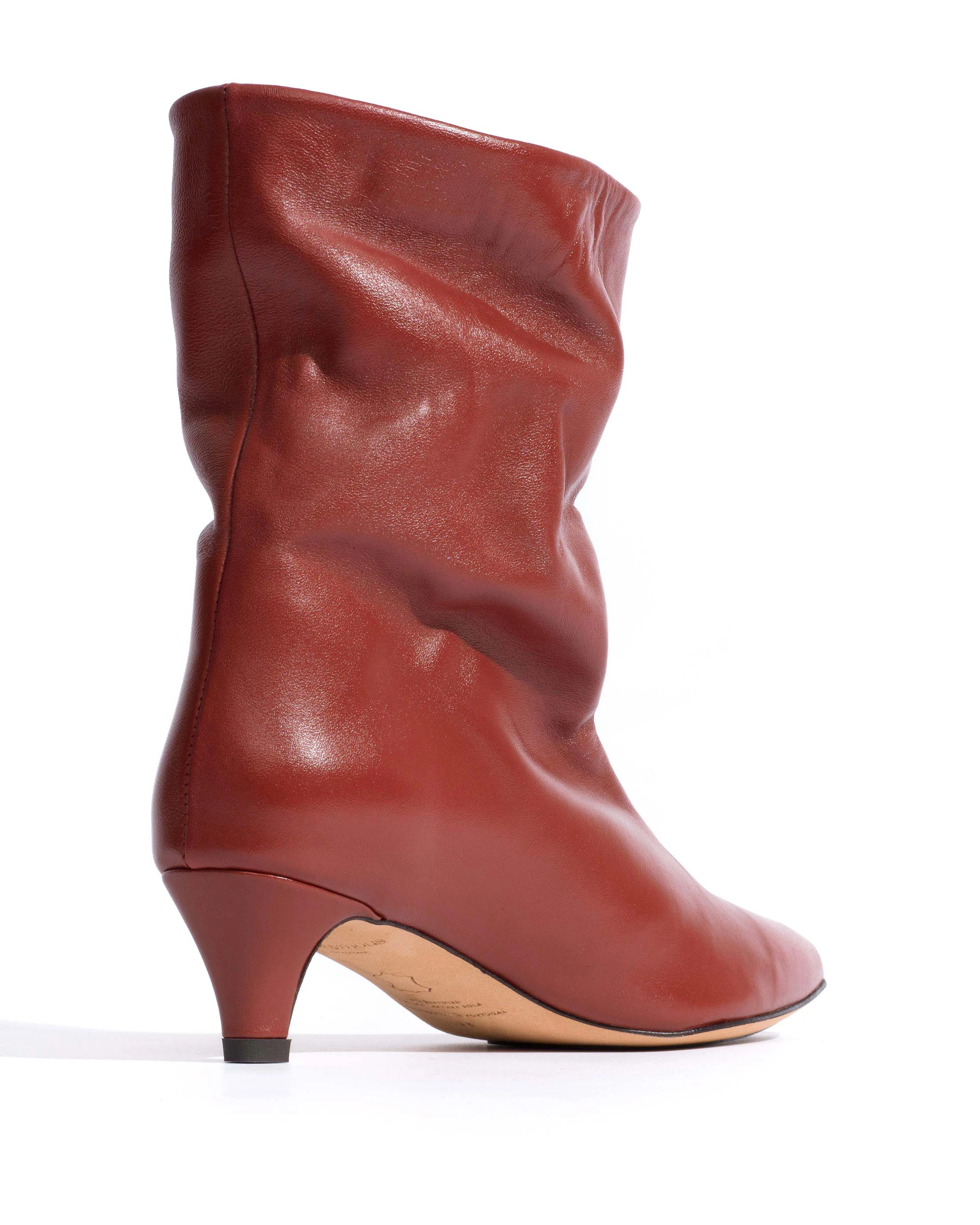 Sweeney 40 stiletto Silky calf Terracotta sold by Anonymous Copenhagen product image thumbnail 4