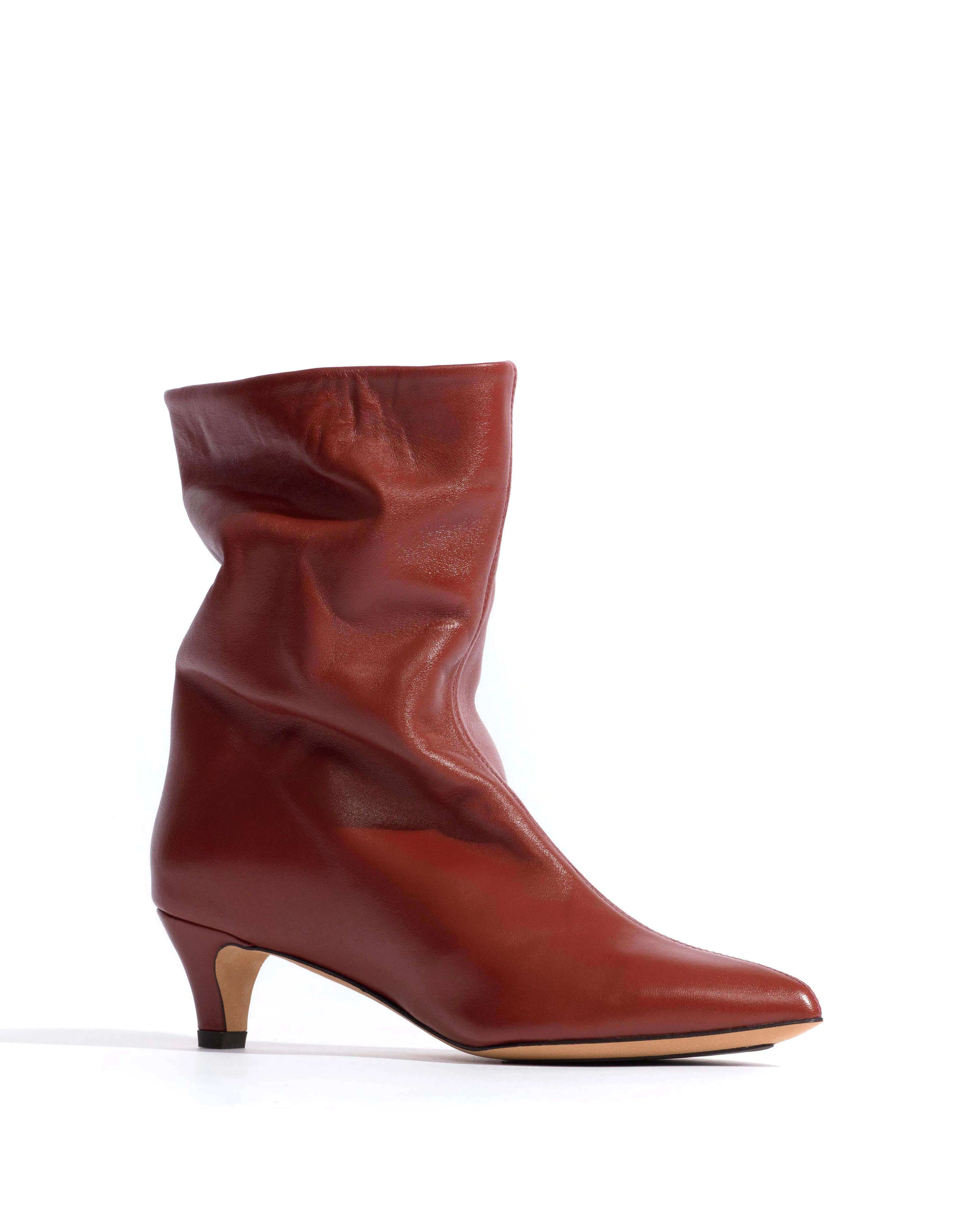 Sweeney 40 stiletto Silky calf Terracotta sold by Anonymous Copenhagen product image thumbnail 2