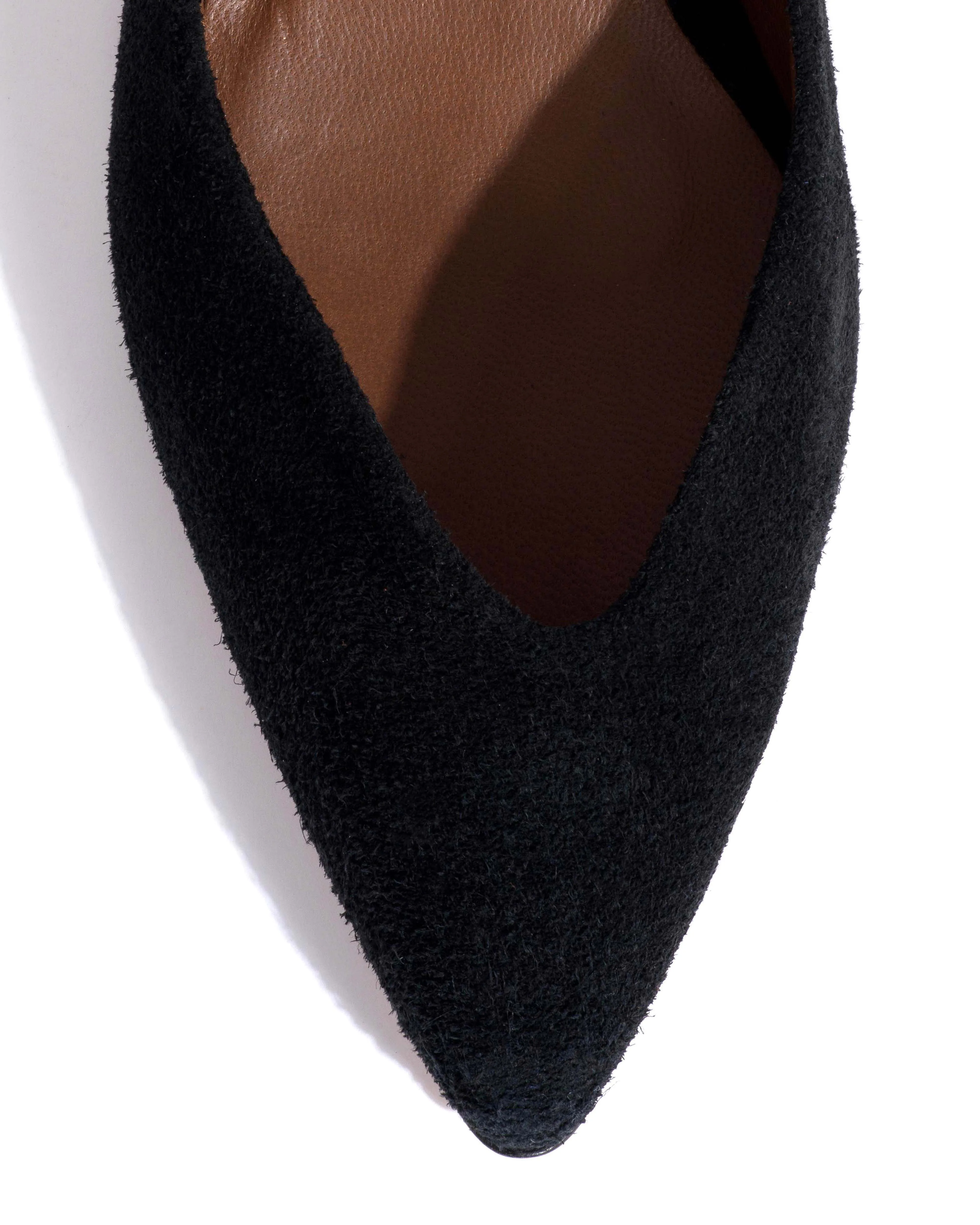 Trini 40 stiletto Calf suede Black sold by Anonymous Copenhagen product image thumbnail 5