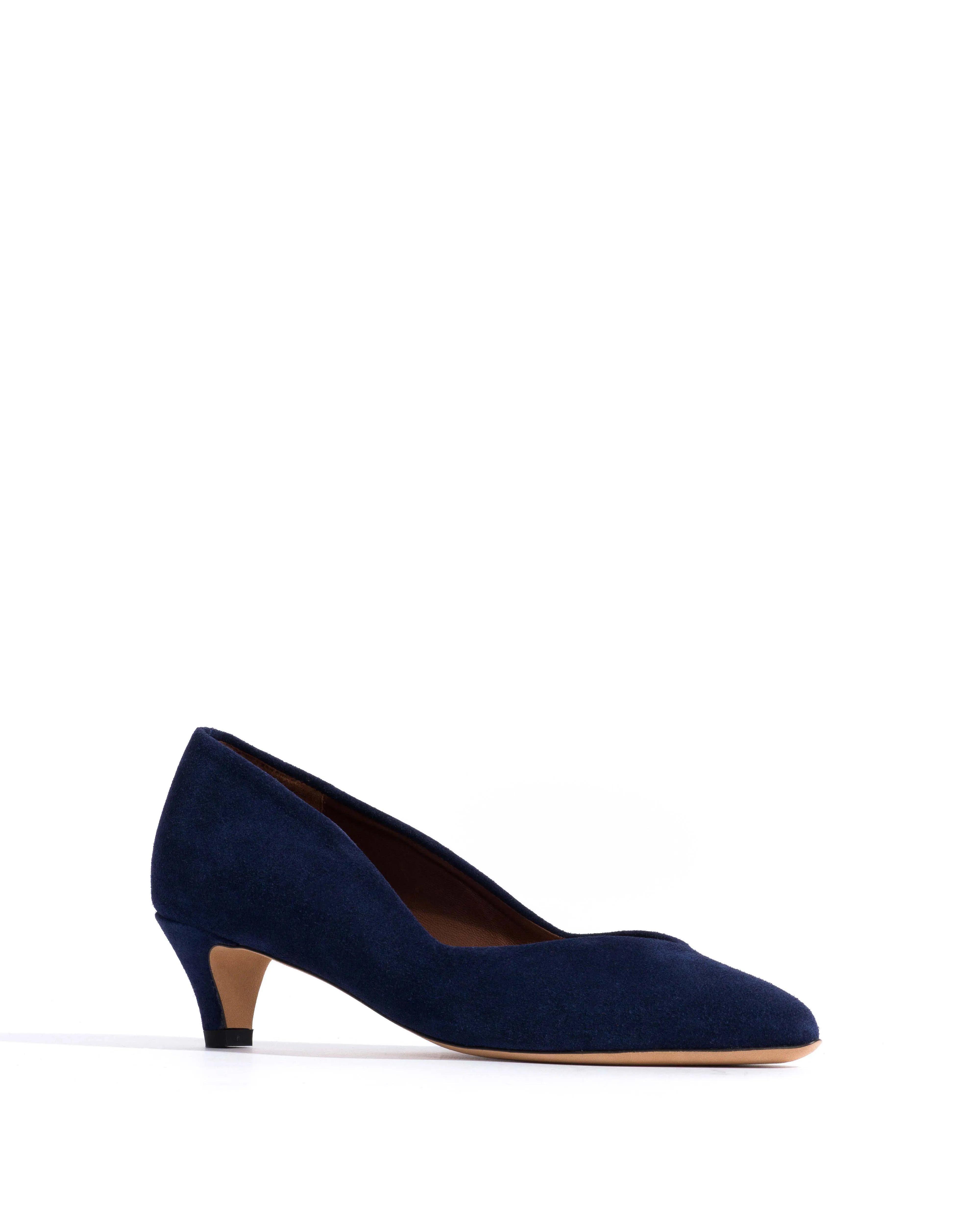 Trini 40 stiletto Calf suede Ink blue sold by Anonymous Copenhagen product image thumbnail 2