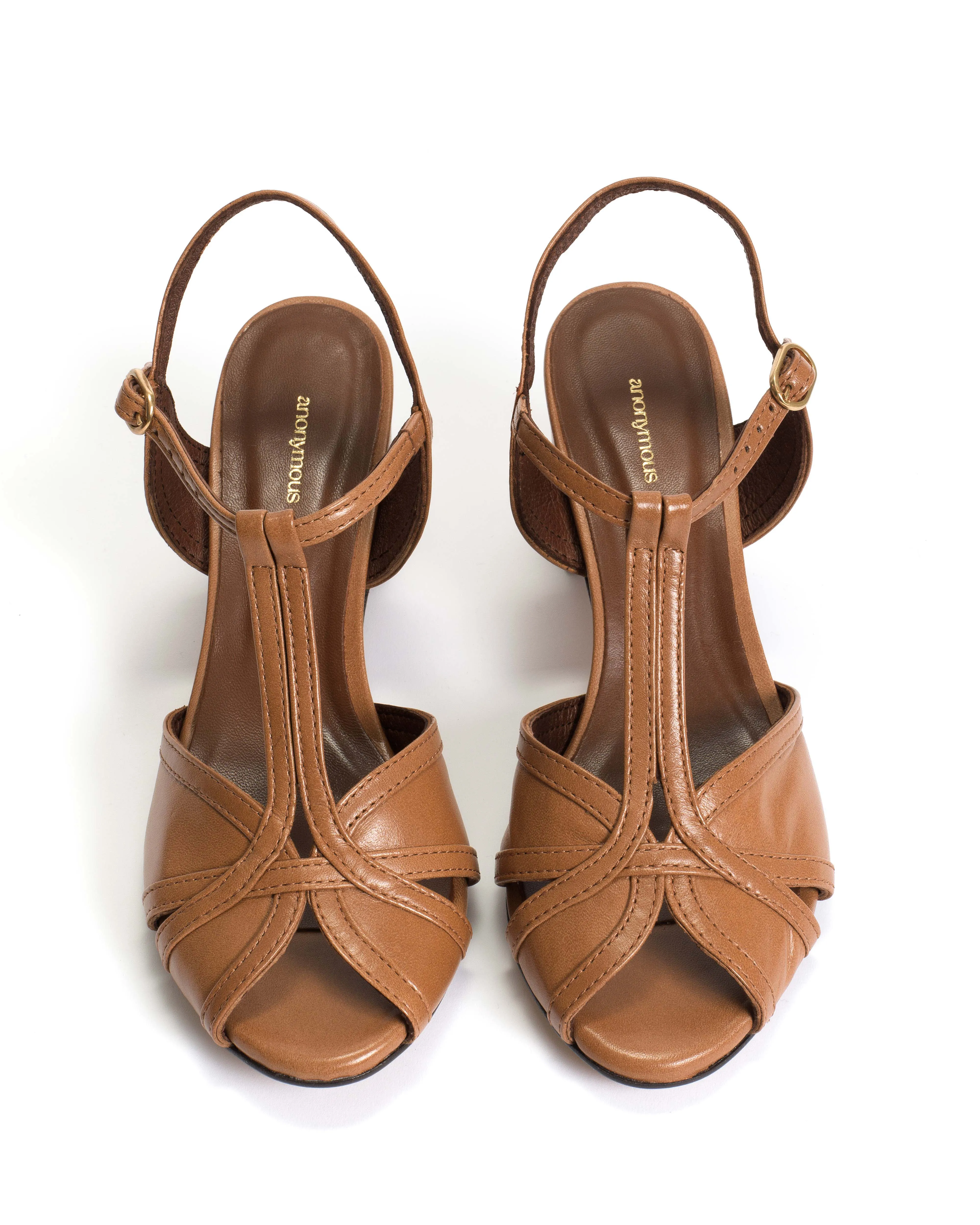 Therese 55 Shiny lamb Caramel sold by Anonymous Copenhagen product image thumbnail 3