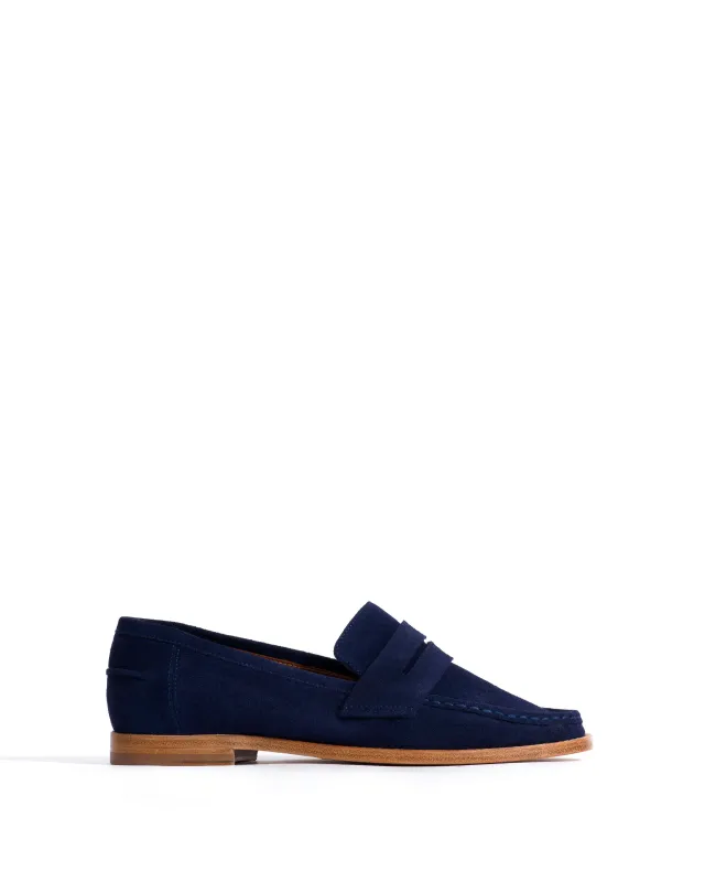 Jesha Calf suede Ink blue sold by Anonymous Copenhagen