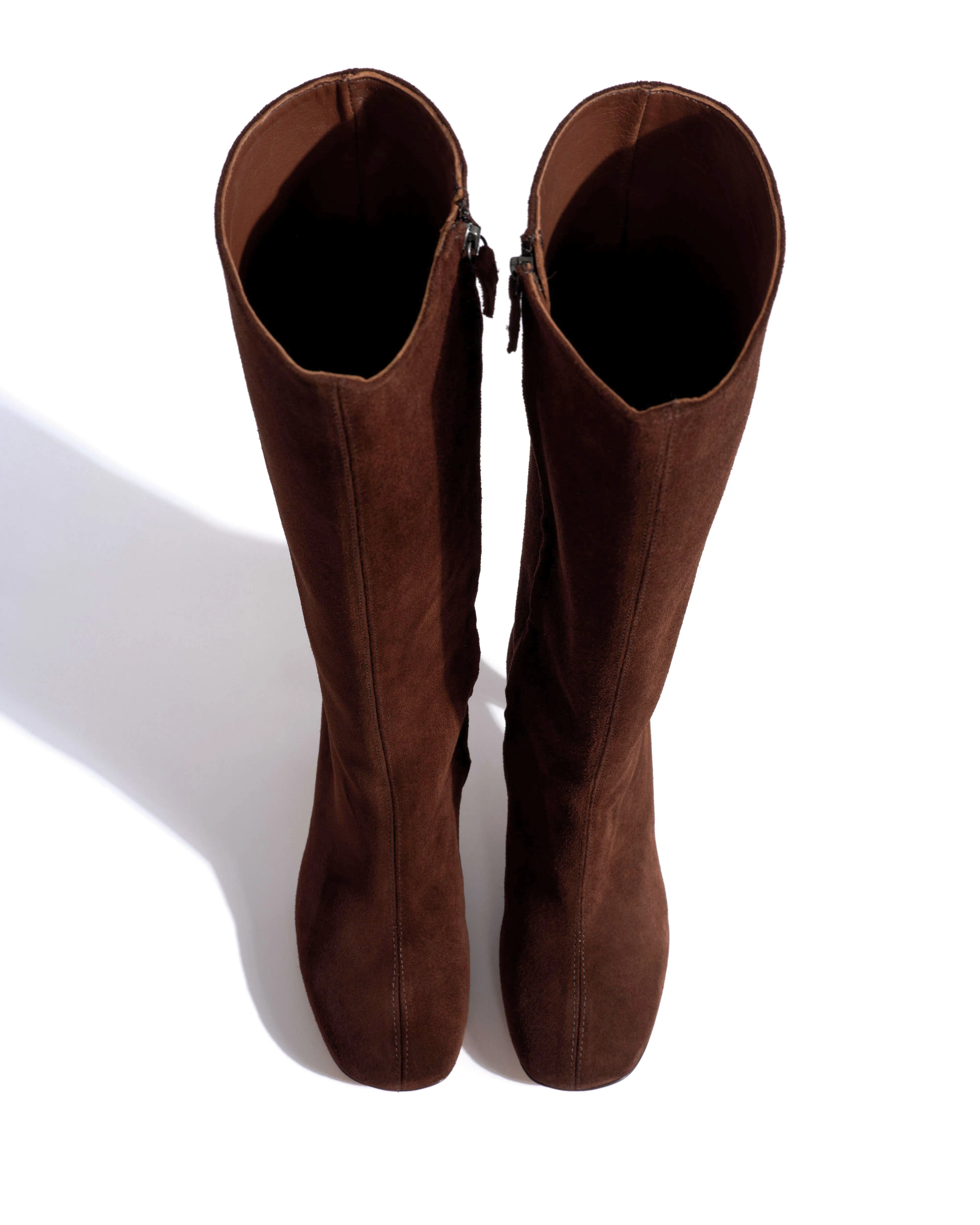 Kali 80 Calf suede Chocolate sold by Anonymous Copenhagen product image thumbnail 4