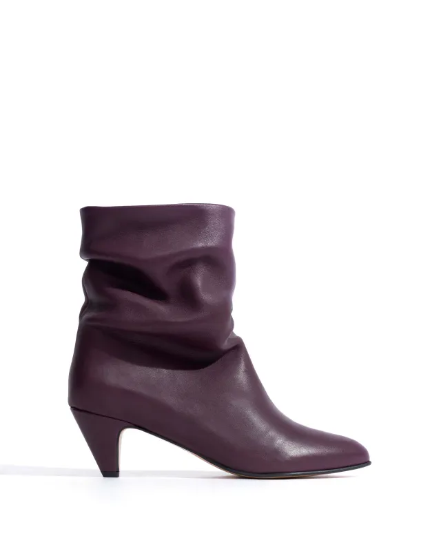 Vully 50 stiletto Soft calf Fig purple made by Anonymous Copenhagen