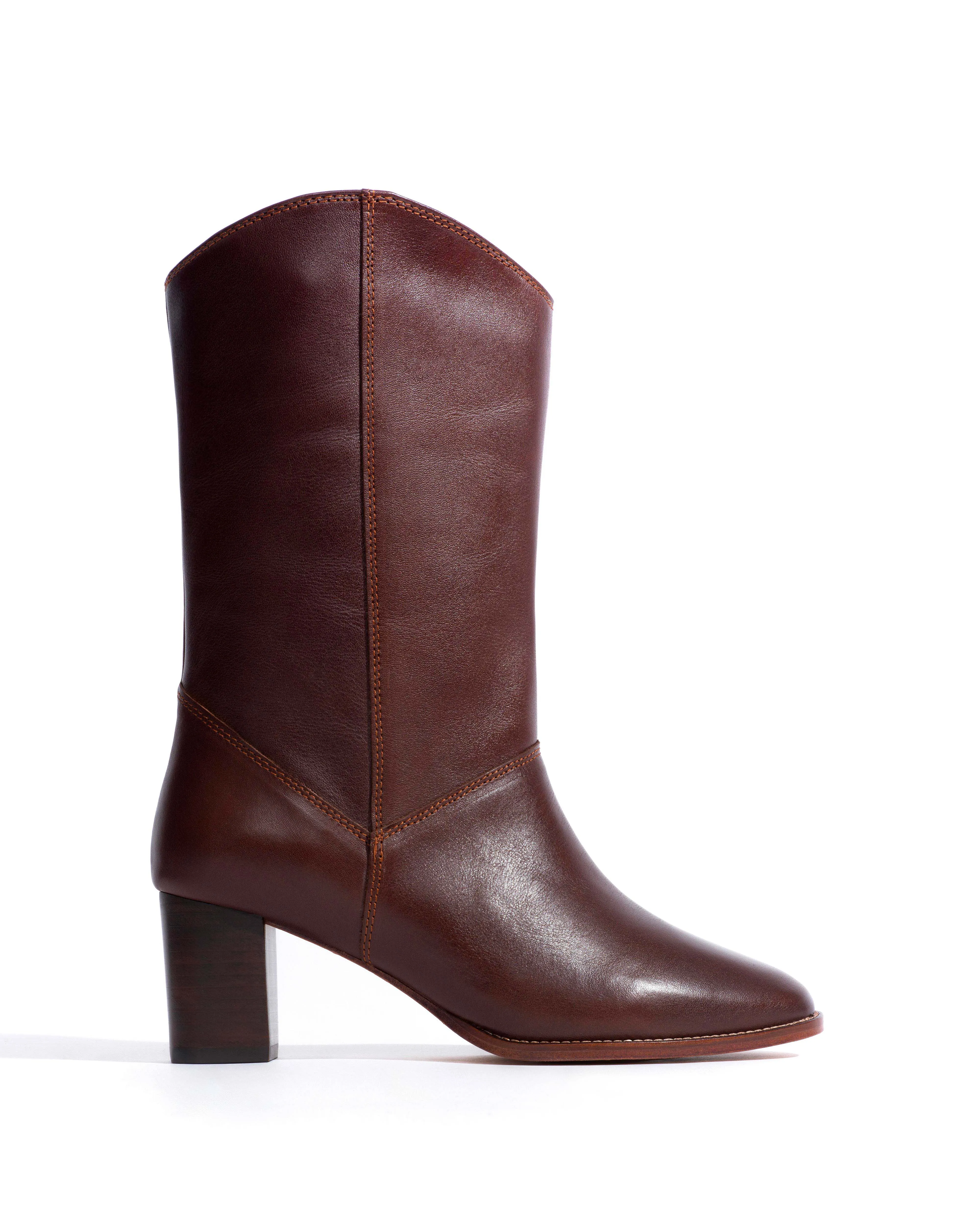 Hirah 55 Vegetal soft calf Coffee brown sold by Anonymous Copenhagen