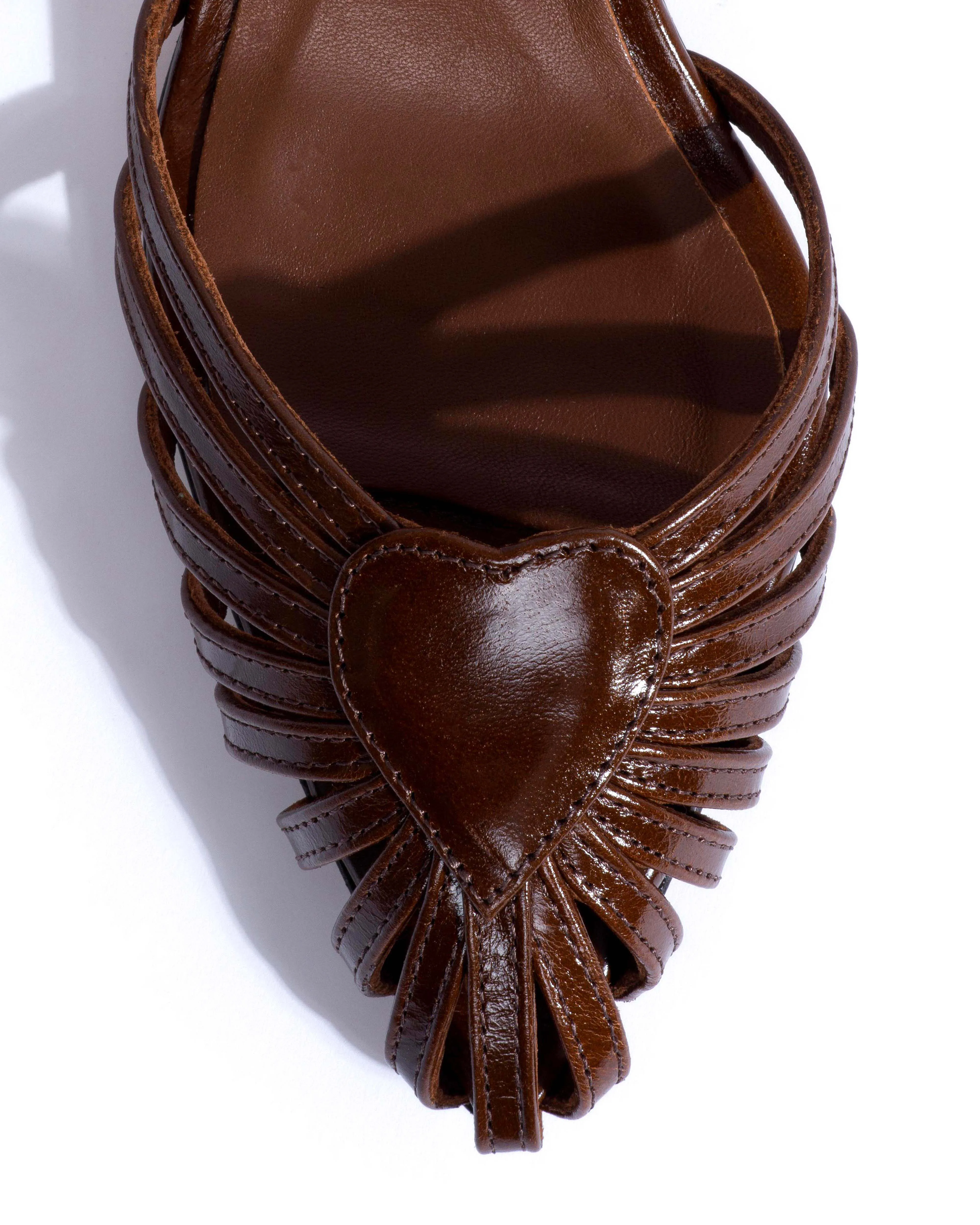 Keesha 55 Crinkled polished goat Caramel brown sold by Anonymous Copenhagen product image thumbnail 5