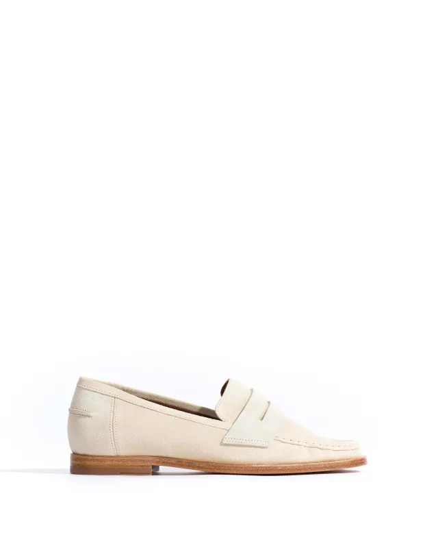 Jesha Calf suede Antique white sold by Anonymous Copenhagen