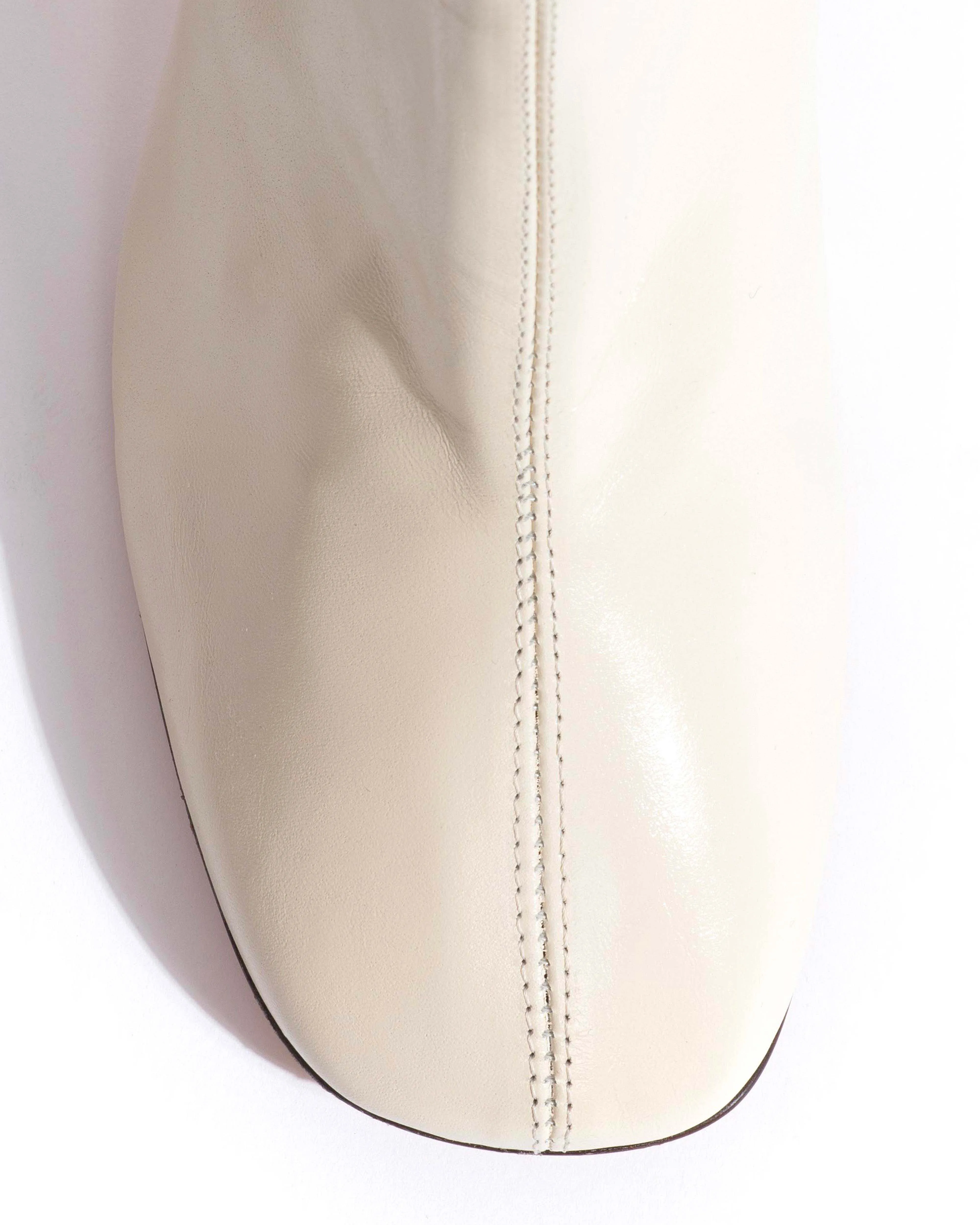 Adriana 80 Crinkled polished goat White sand sold by Anonymous Copenhagen product image thumbnail 5