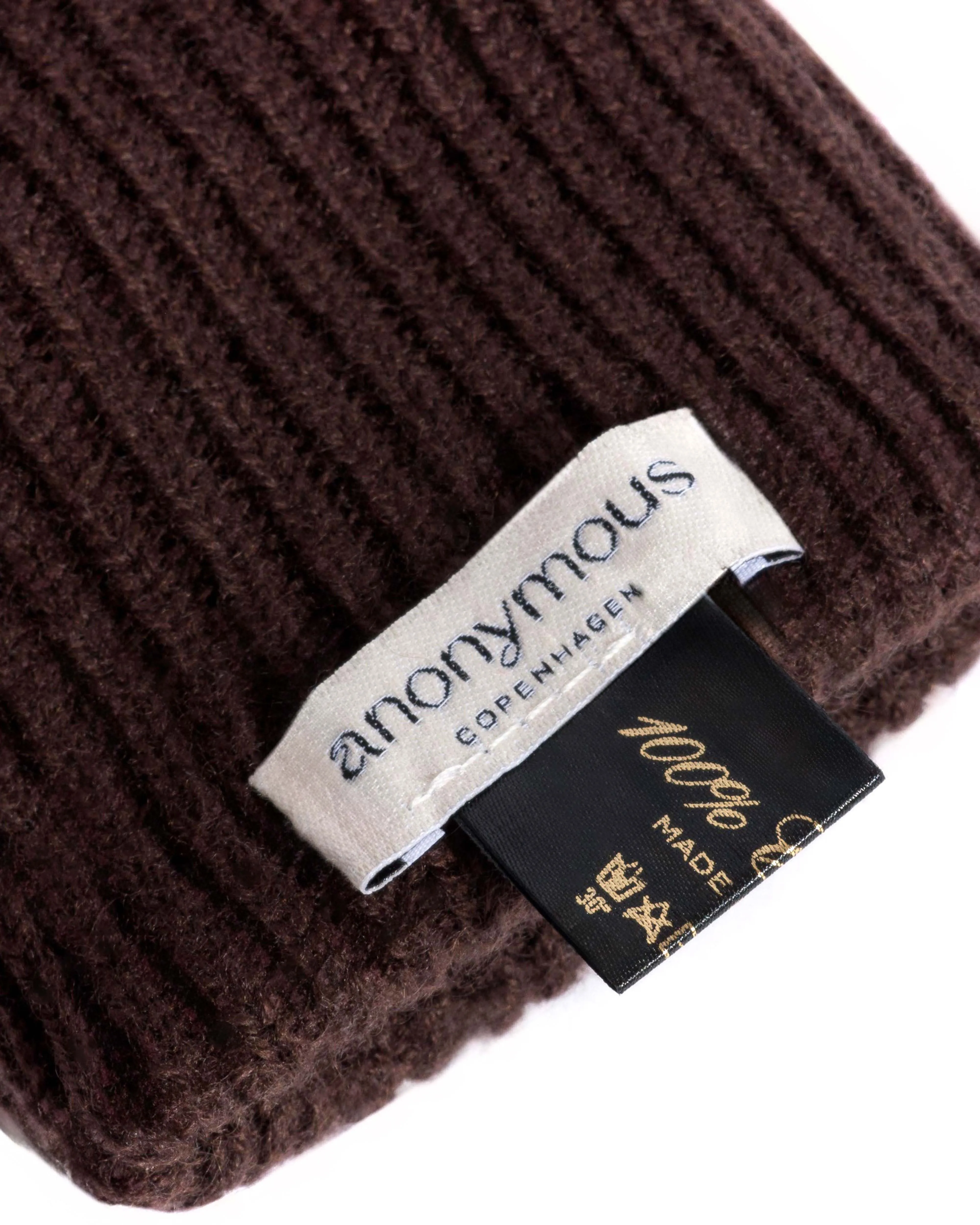Nola cashmere gloves 100% cashmere Coffee brown sold by Anonymous Copenhagen product image thumbnail 5