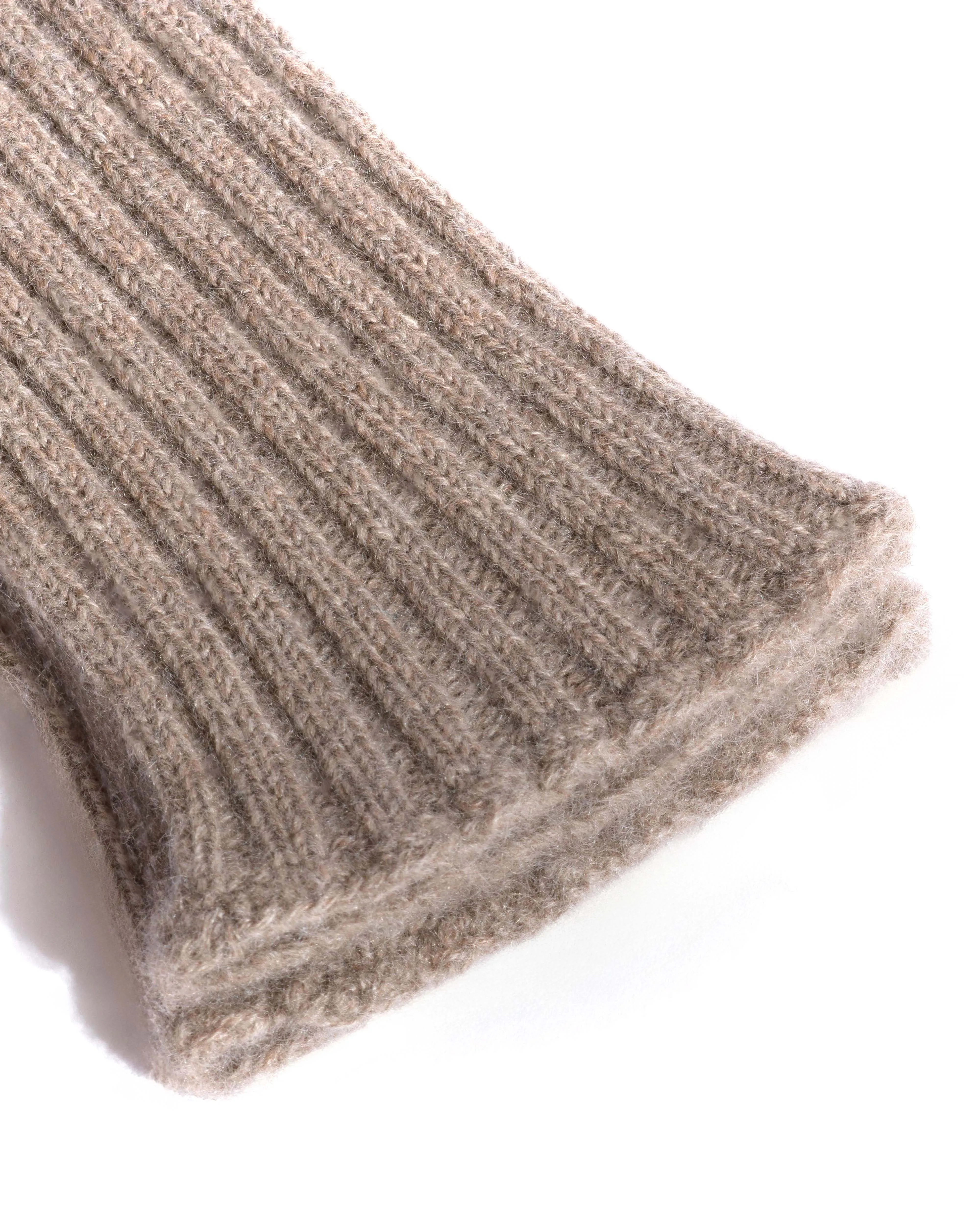 Nola cashmere gloves 100% cashmere Dark taupe sold by Anonymous Copenhagen product image thumbnail 4