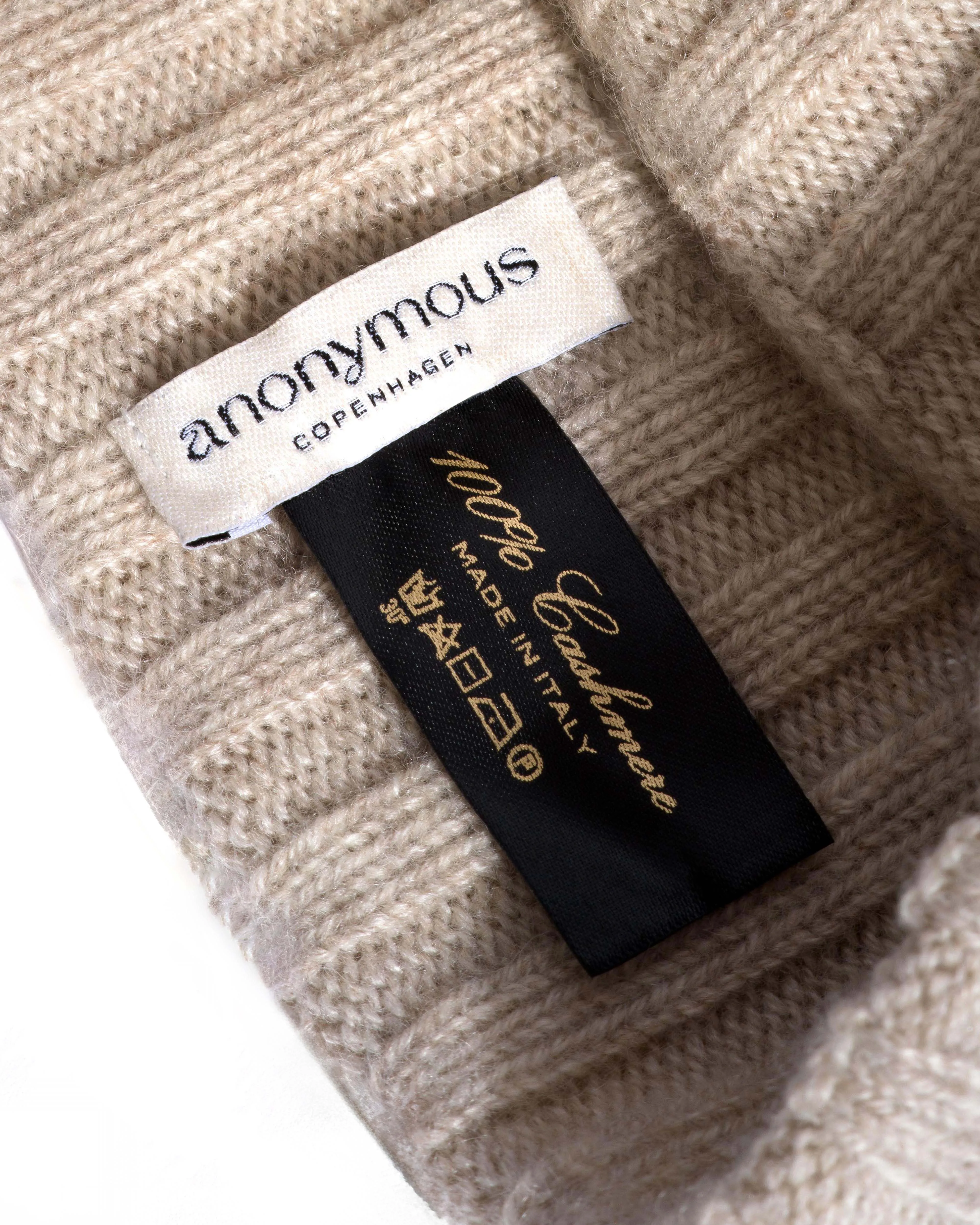 Alma cashmere beanie 100% cashmere Oister sold by Anonymous Copenhagen product image thumbnail 3