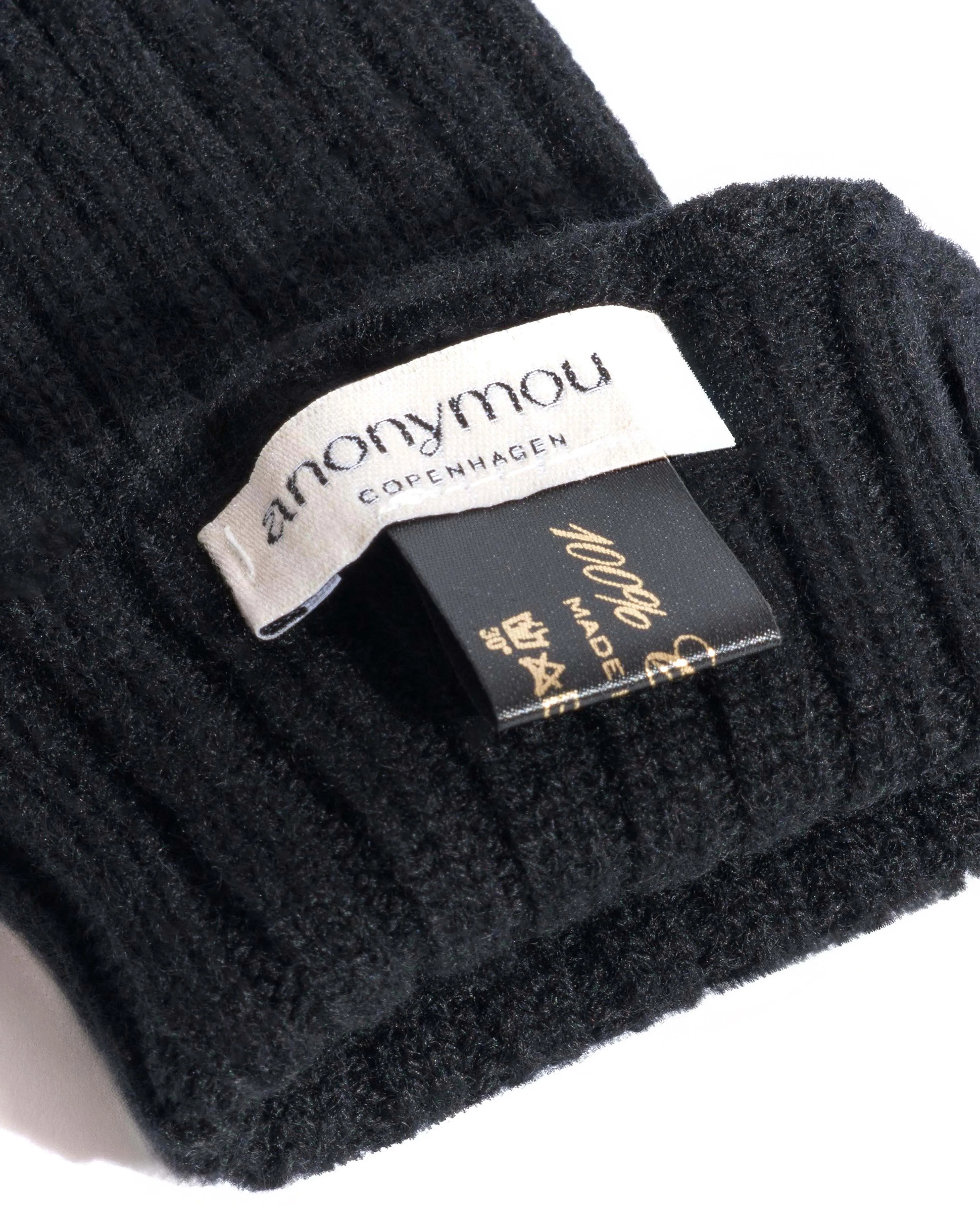 Bianca cashmere gloves 100% cashmere Black sold by Anonymous Copenhagen product image thumbnail 5
