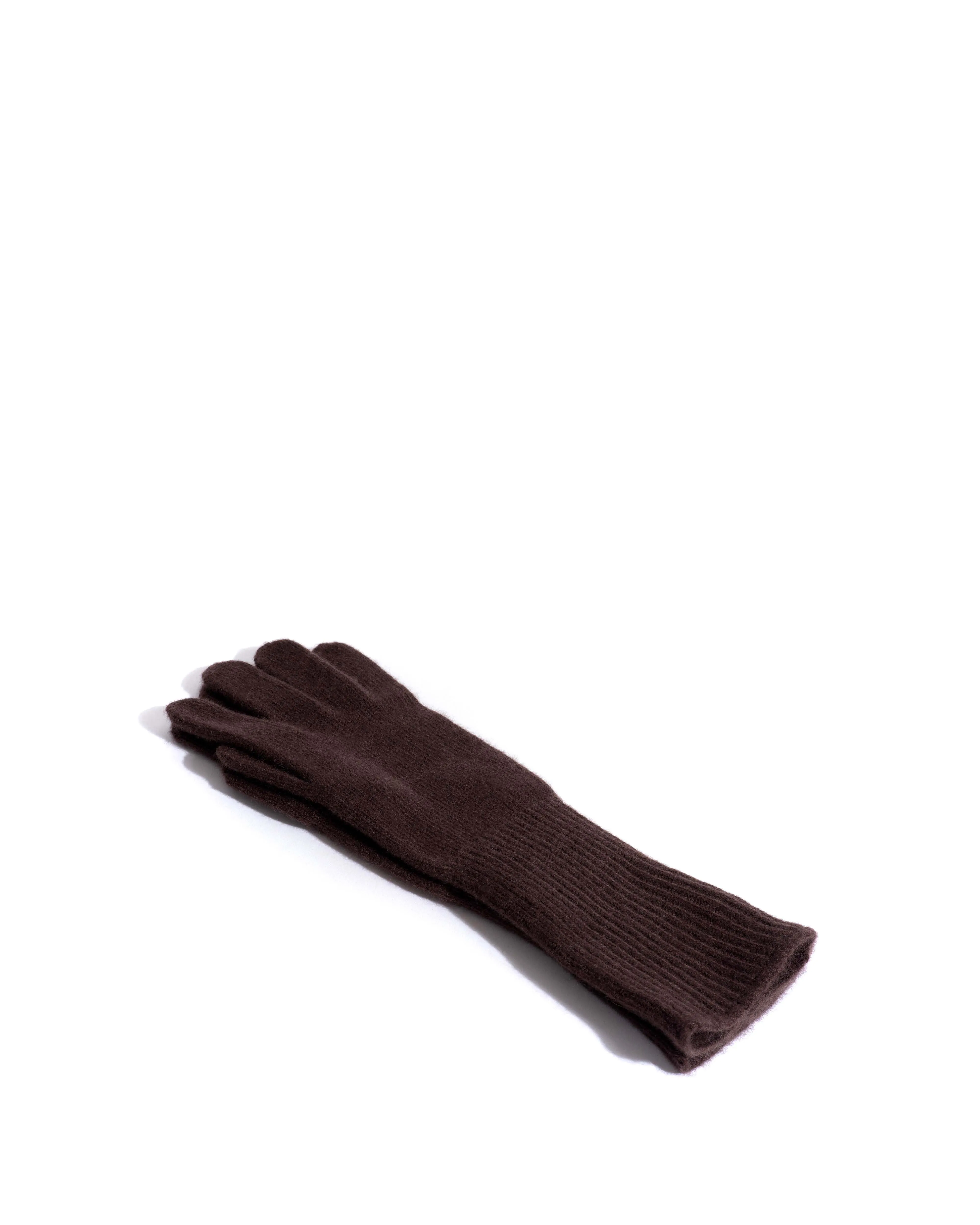 Bianca cashmere gloves 100% cashmere Coffee brown sold by Anonymous Copenhagen product image thumbnail 3
