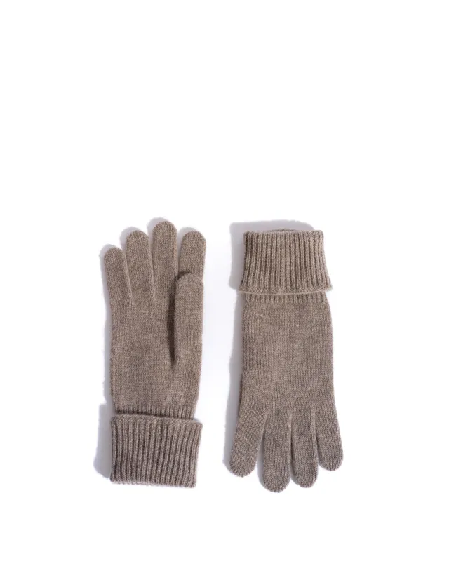 Bianca cashmere gloves 100% cashmere Dark taupe sold by Anonymous Copenhagen