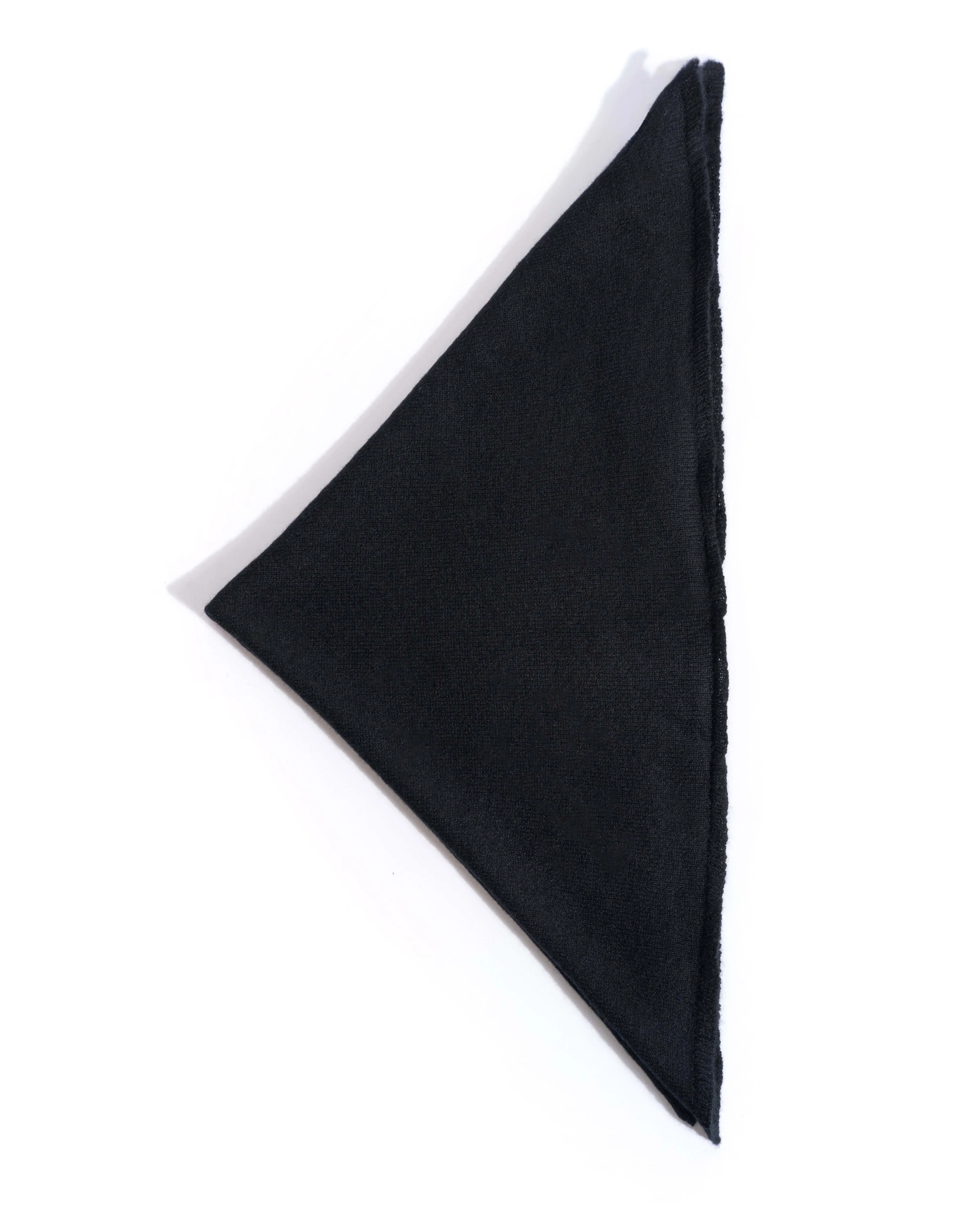 Mira cashmere square scarf 100% cashmere Black sold by Anonymous Copenhagen product image thumbnail 2