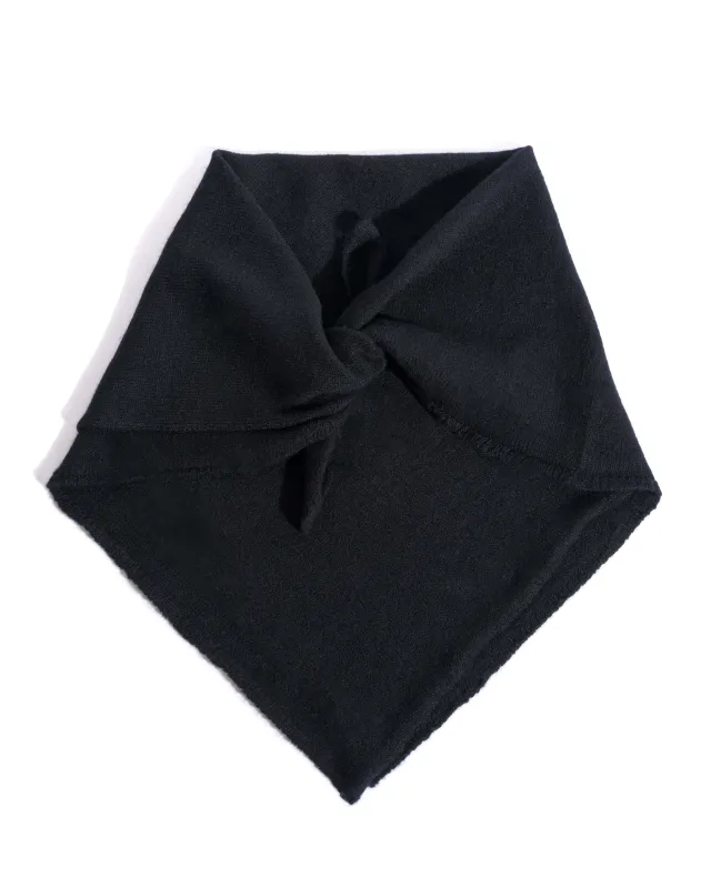Mira cashmere square scarf 100% cashmere Black sold by Anonymous Copenhagen