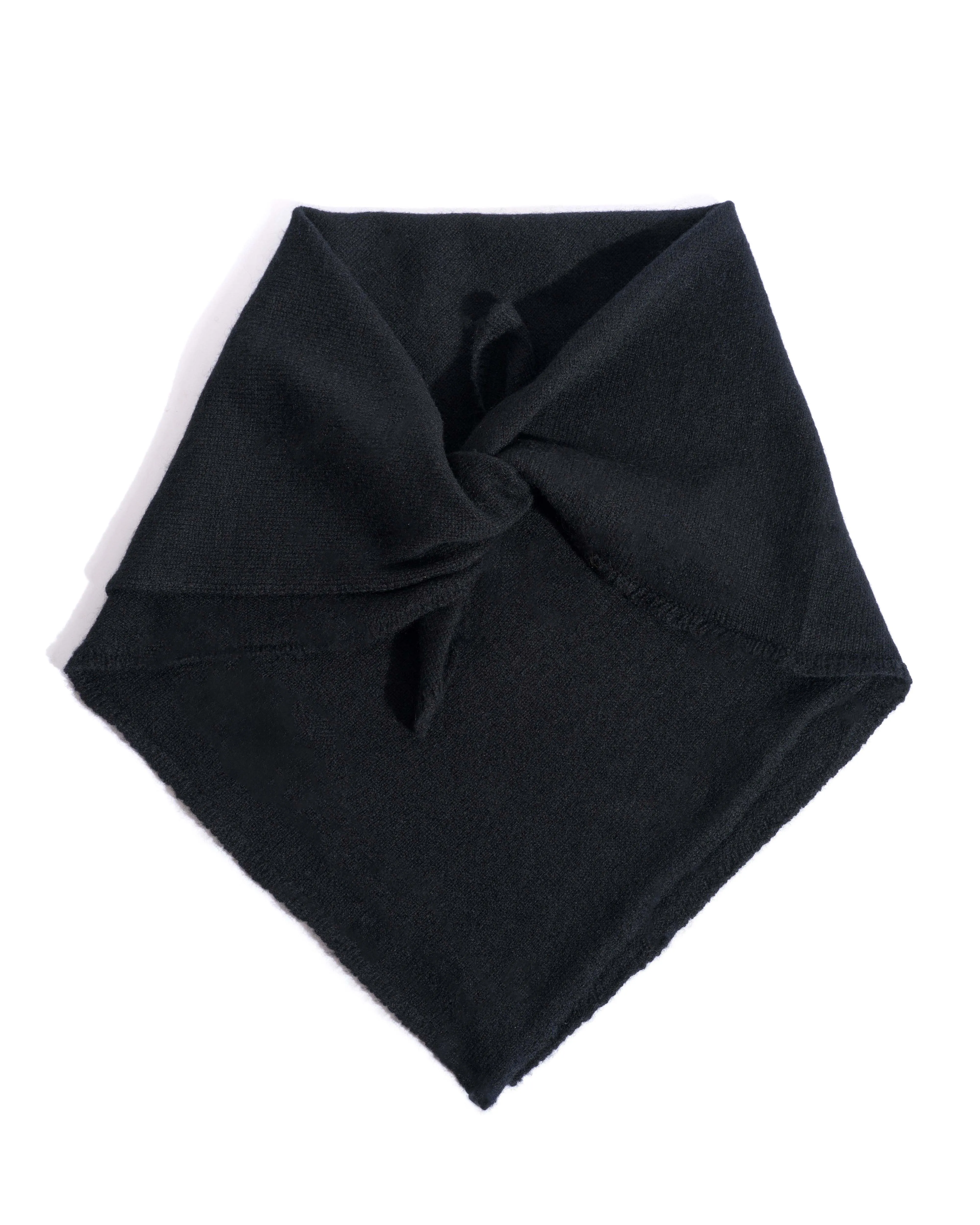 Mira cashmere square scarf 100% cashmere Black sold by Anonymous Copenhagen