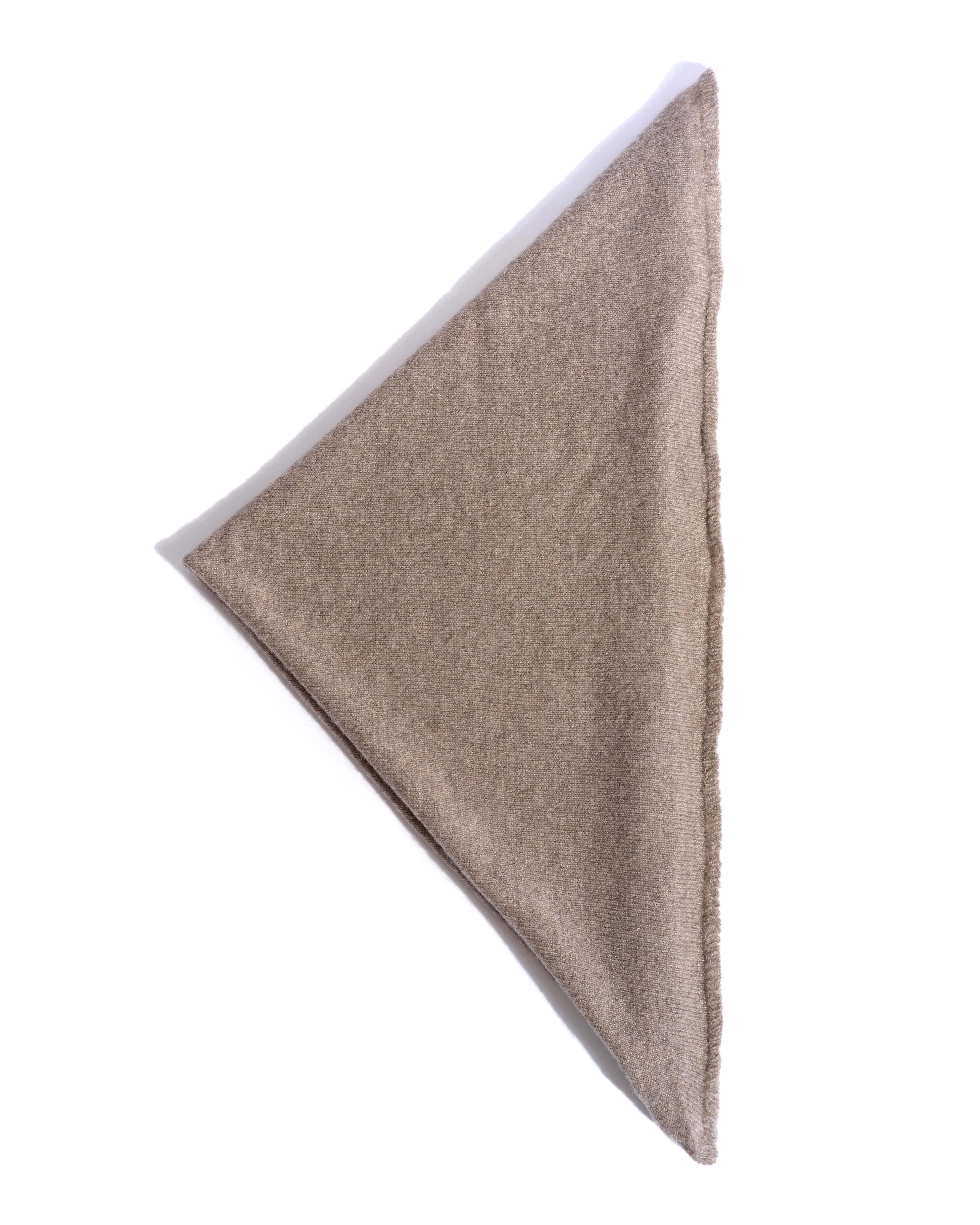 Mira cashmere square scarf 100% cashmere Dark taupe sold by Anonymous Copenhagen product image thumbnail 2