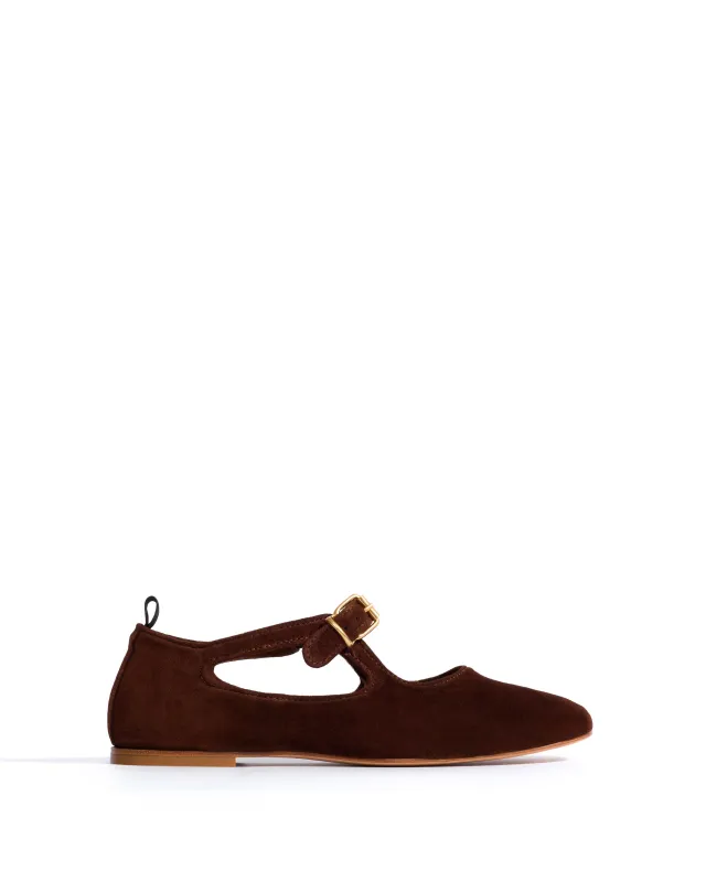 Praise Calf suede Chocolate sold by Anonymous Copenhagen