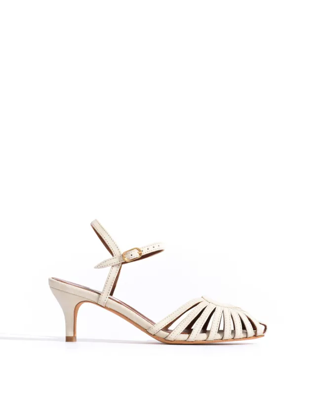 Keesha 55 Calf suede Antique white sold by Anonymous Copenhagen