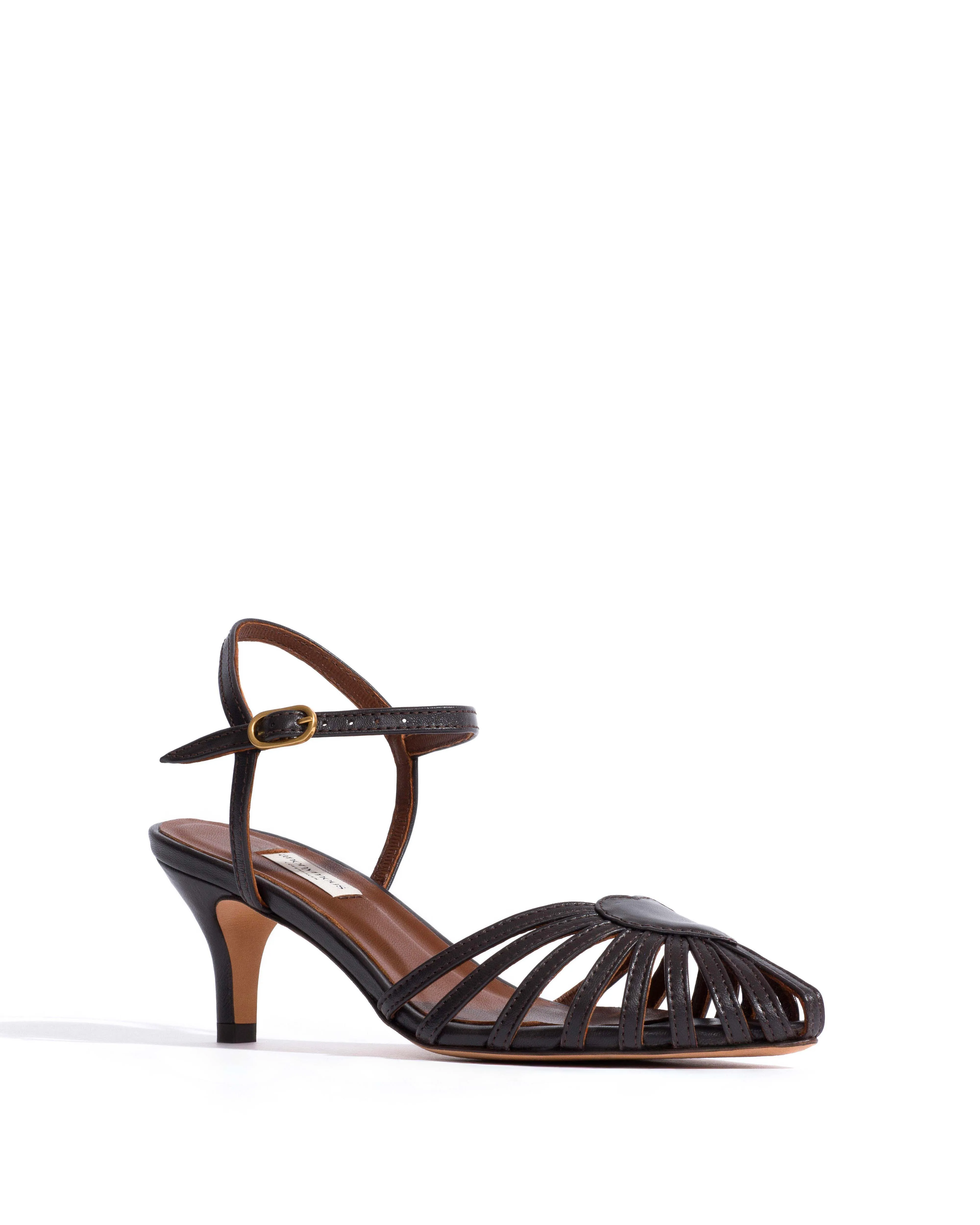 Keesha 55 Shiny lamb Espresso brown sold by Anonymous Copenhagen product image thumbnail 2