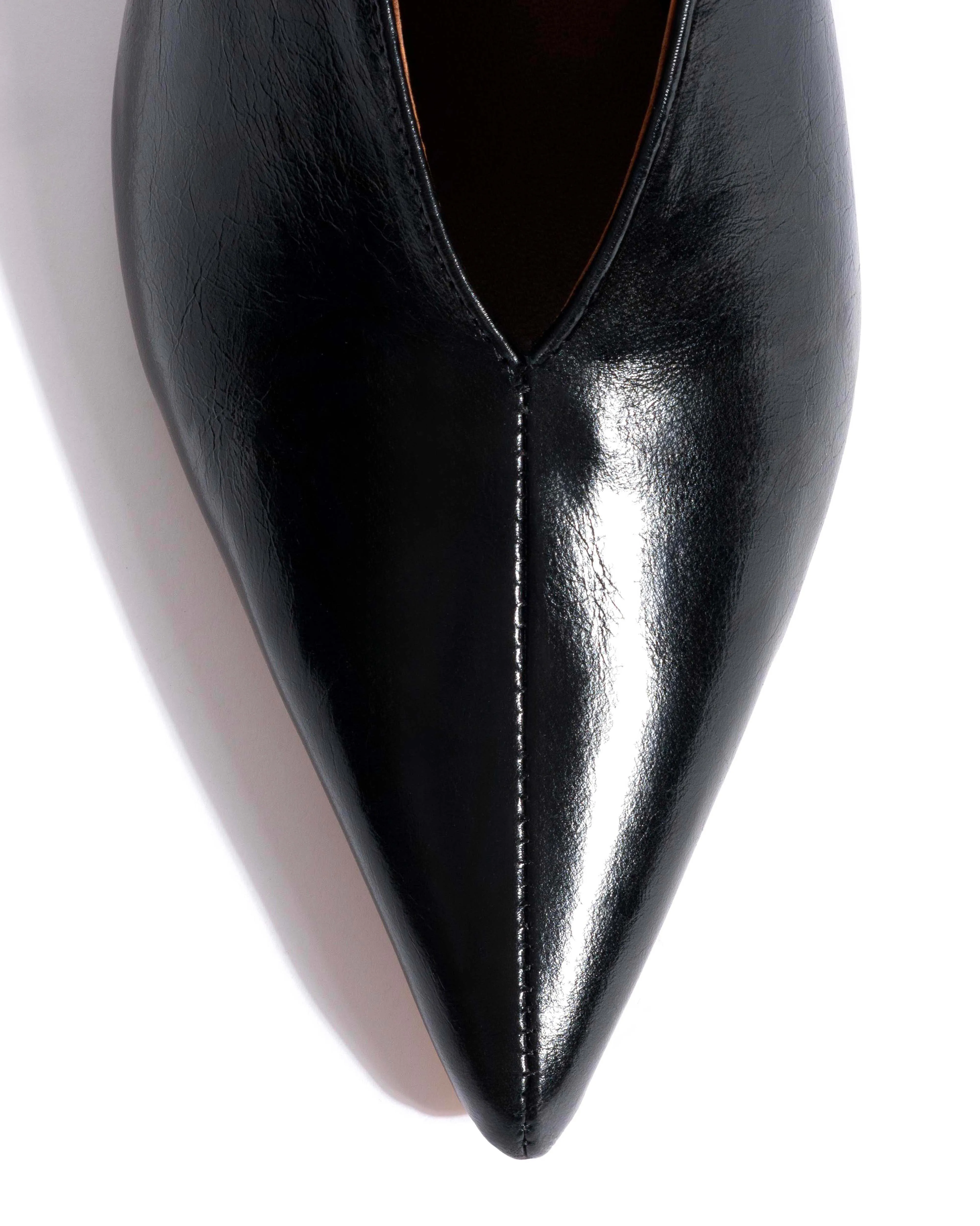 Phia 55 pin Crinkled polished goat Black sold by Anonymous Copenhagen product image thumbnail 5