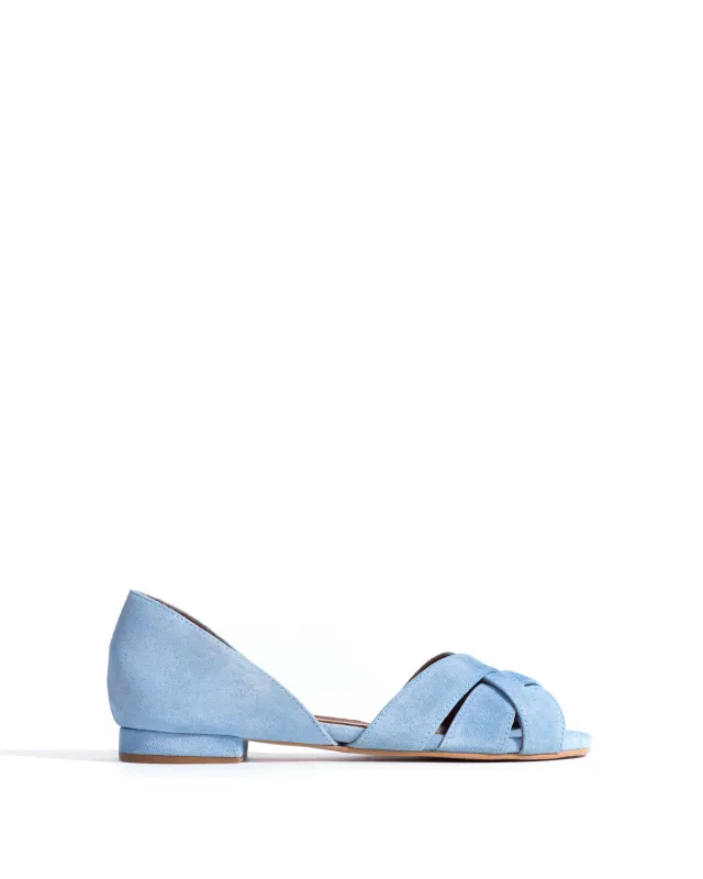 Sanni 20 Calf suede Porcelain blue sold by Anonymous Copenhagen