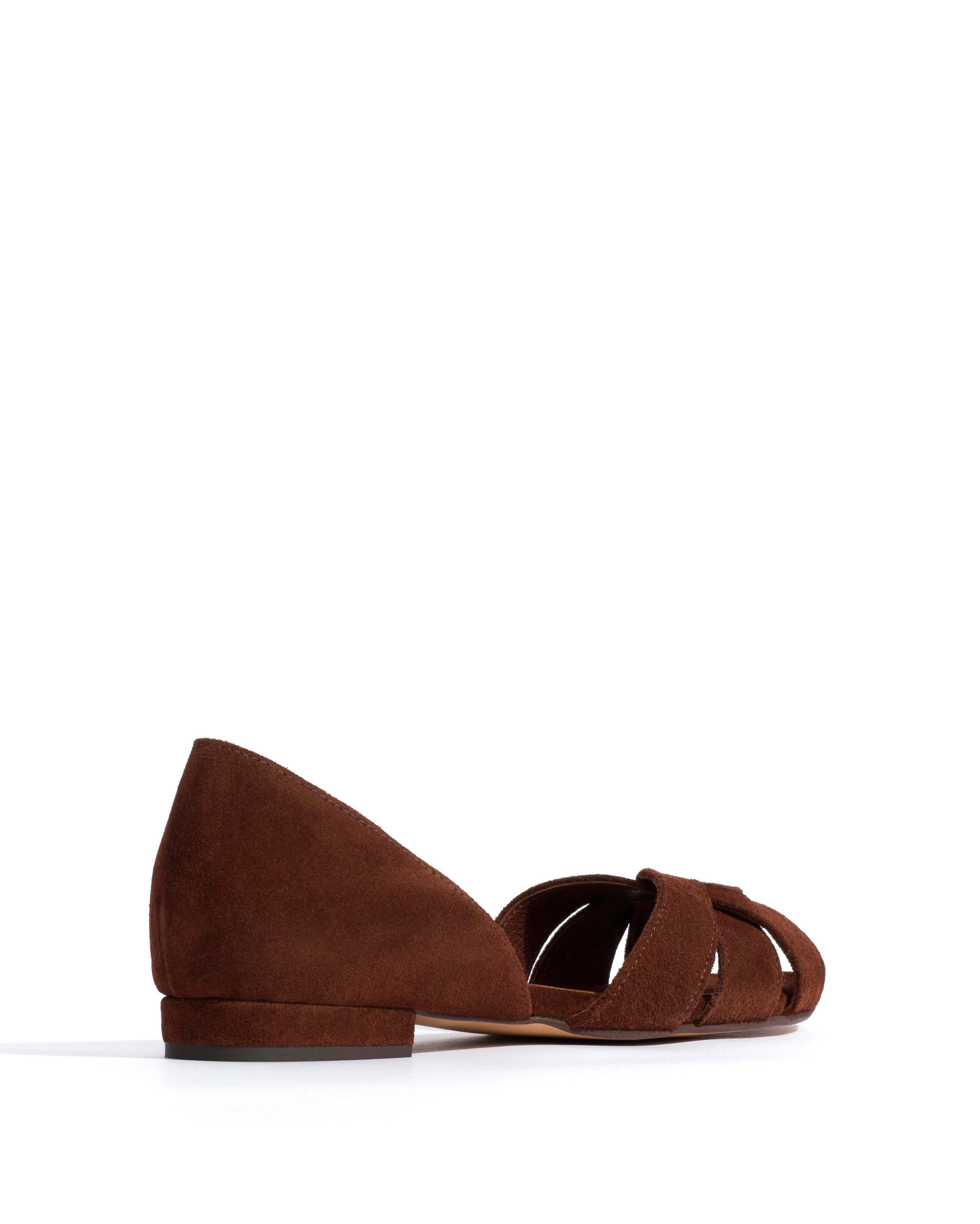 Sanni 20 Calf suede Chocolate sold by Anonymous Copenhagen product image thumbnail 3