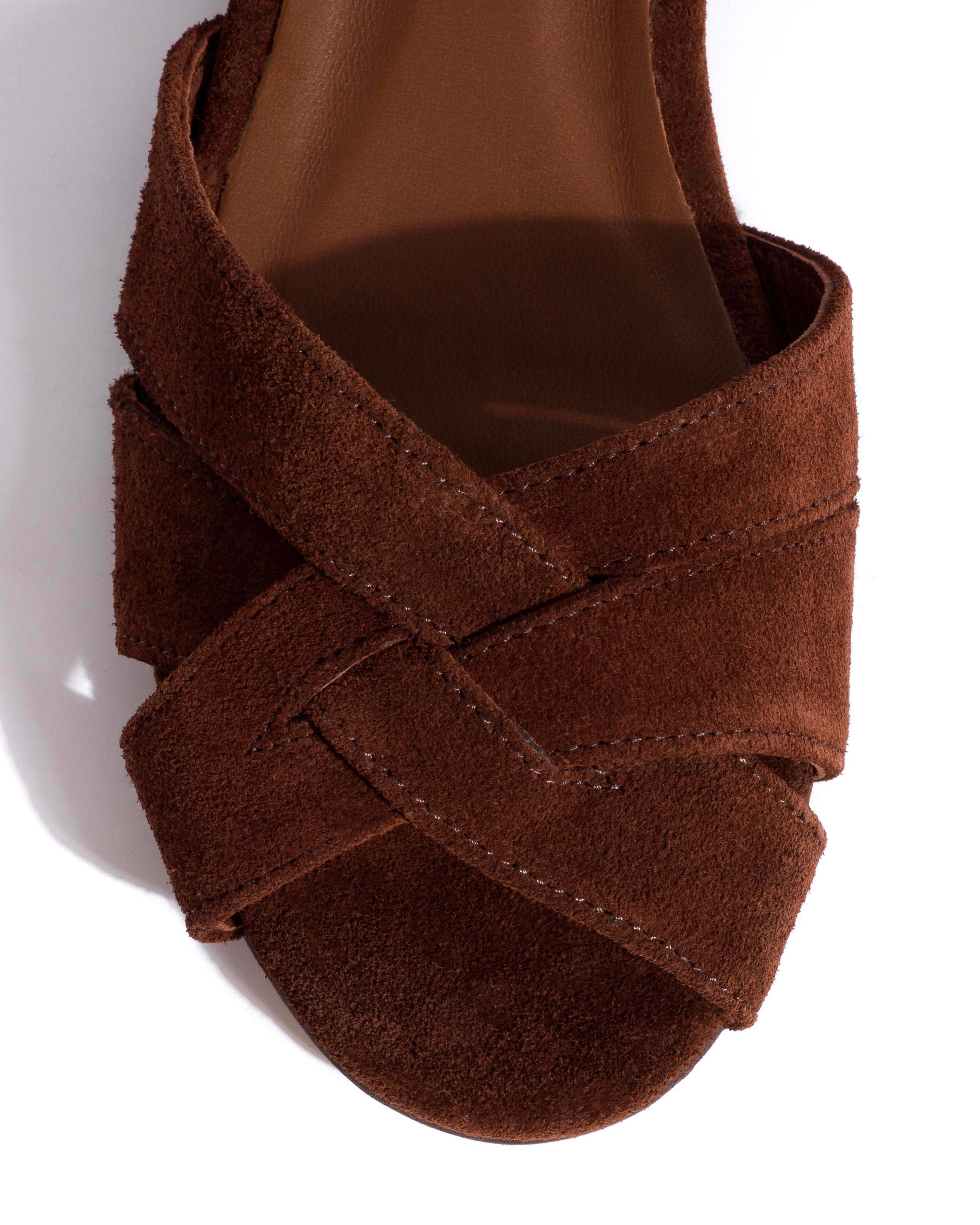 Sanni 20 Calf suede Chocolate sold by Anonymous Copenhagen product image thumbnail 5