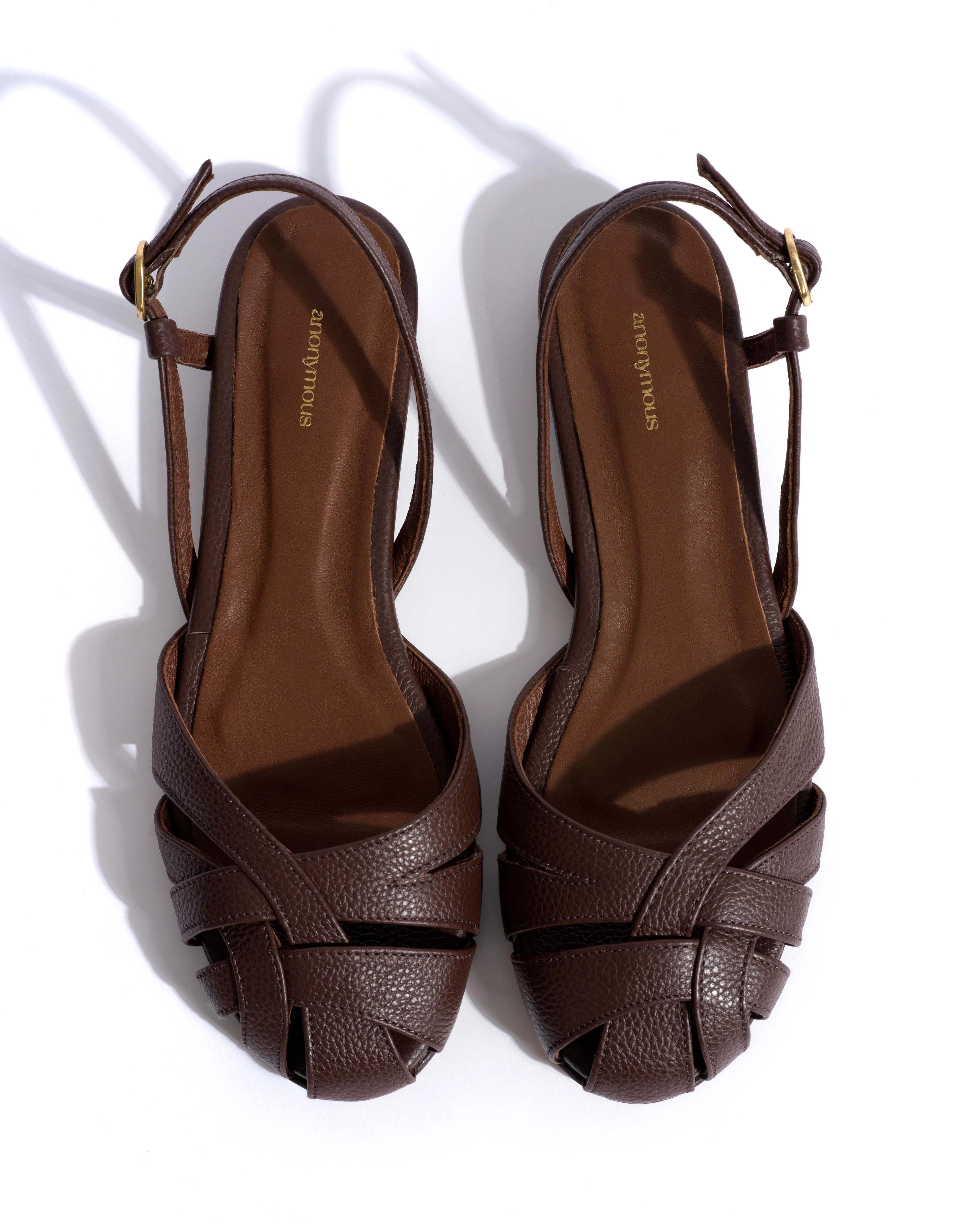 Banie 20 Pebbled soft calf Chocolate sold by Anonymous Copenhagen product image thumbnail 4