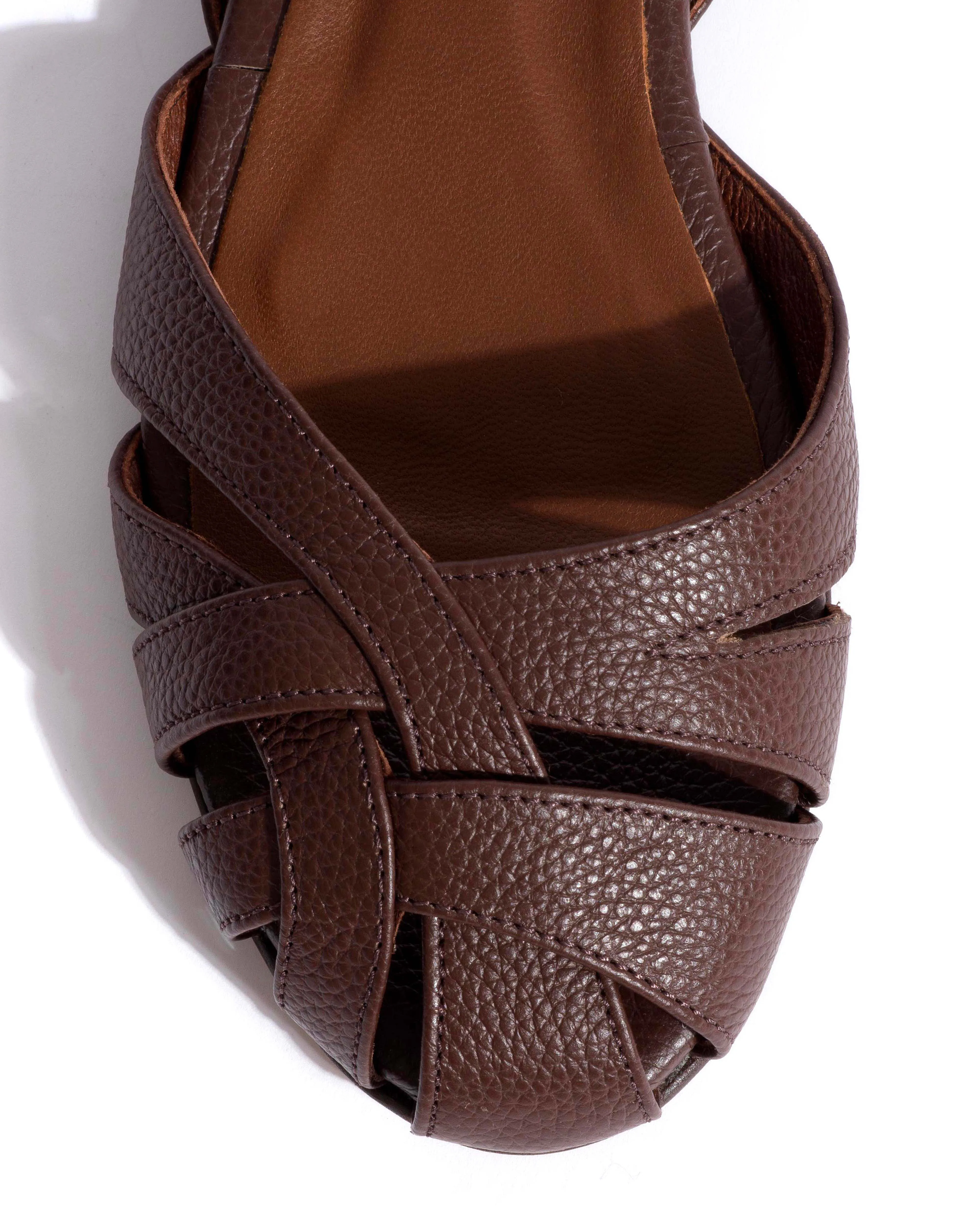 Banie 20 Pebbled soft calf Chocolate sold by Anonymous Copenhagen product image thumbnail 5