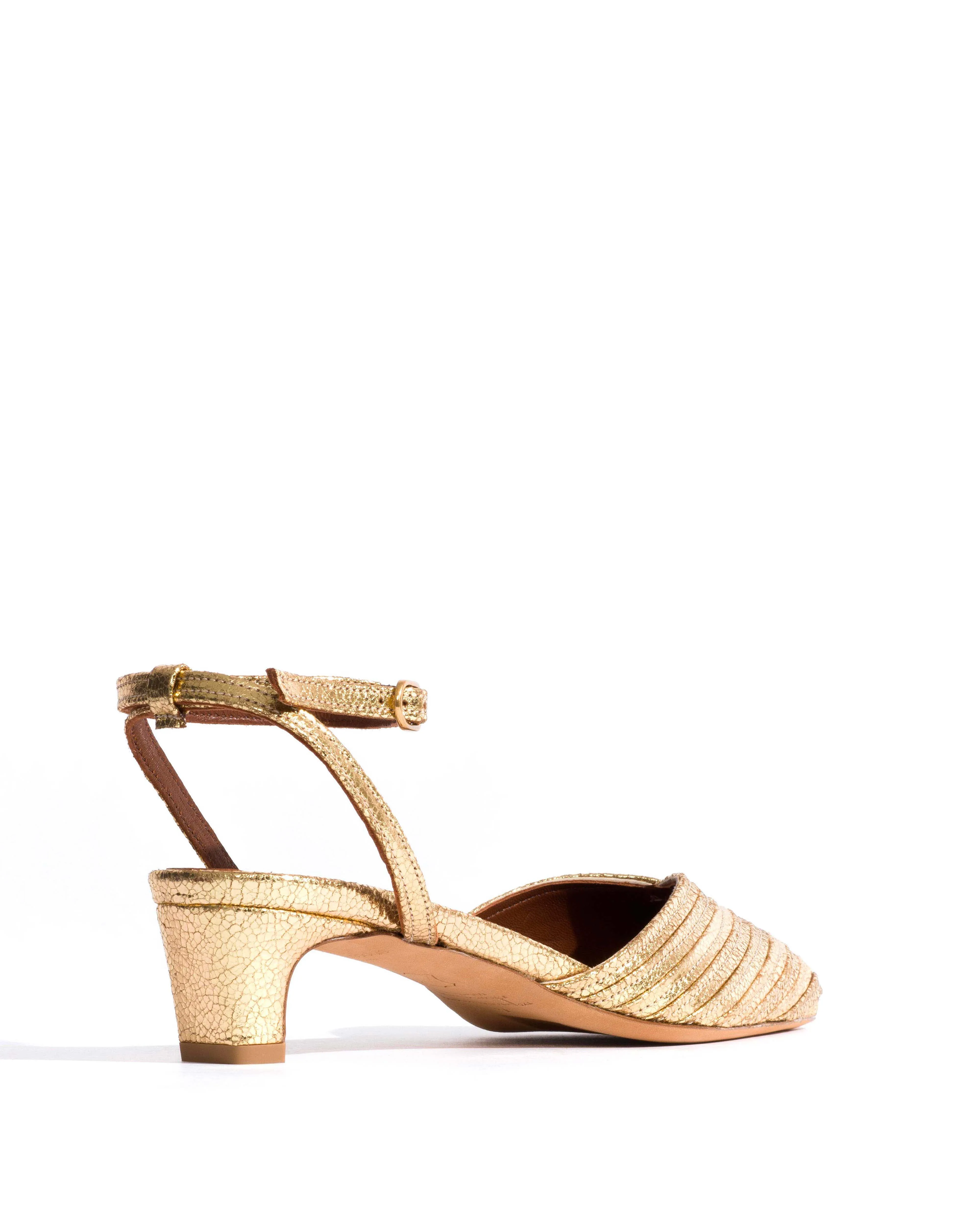 Givia 40 Crackled metallic goat Gold sold by Anonymous Copenhagen product image thumbnail 3