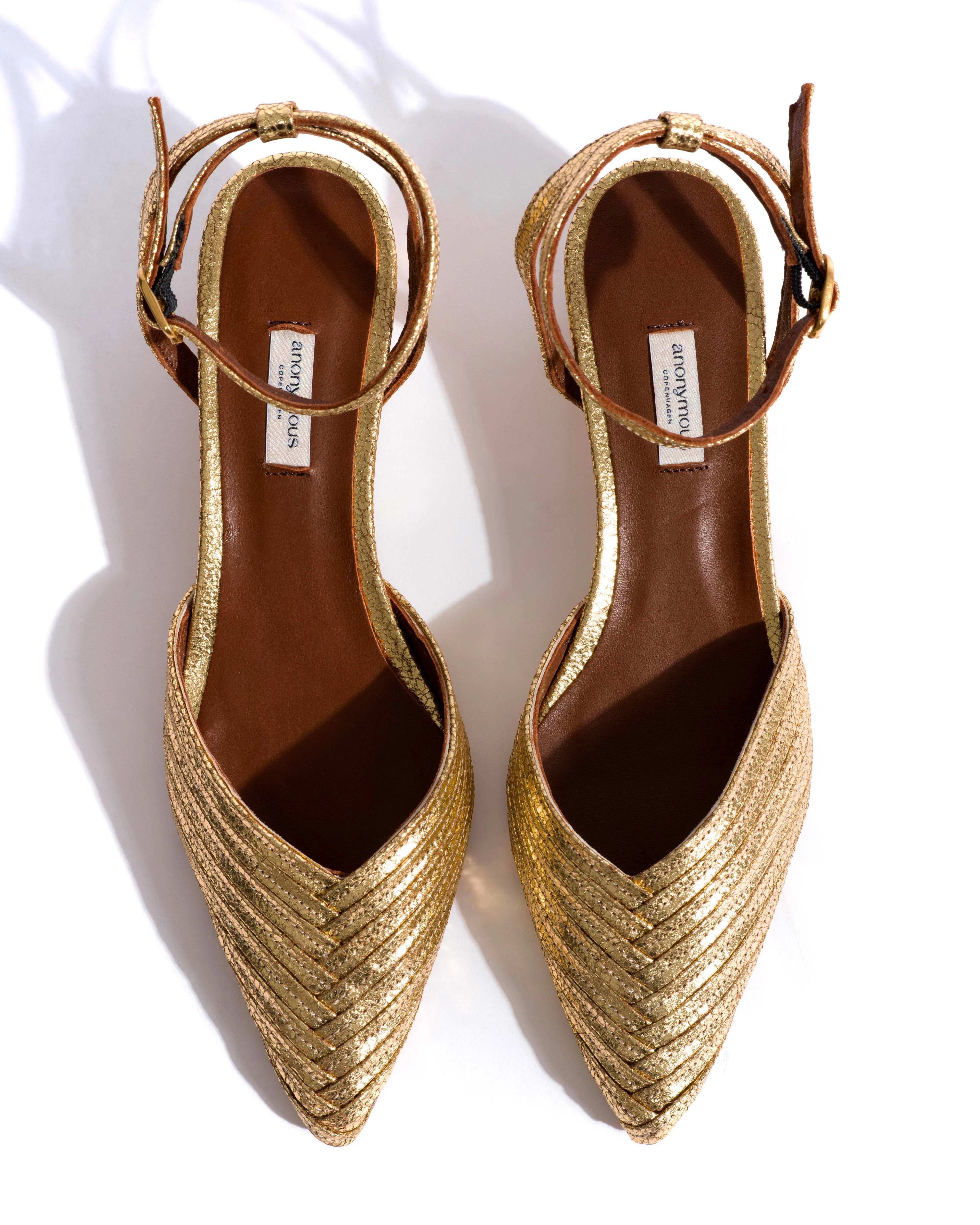 Givia 40 Crackled metallic goat Gold sold by Anonymous Copenhagen product image thumbnail 4