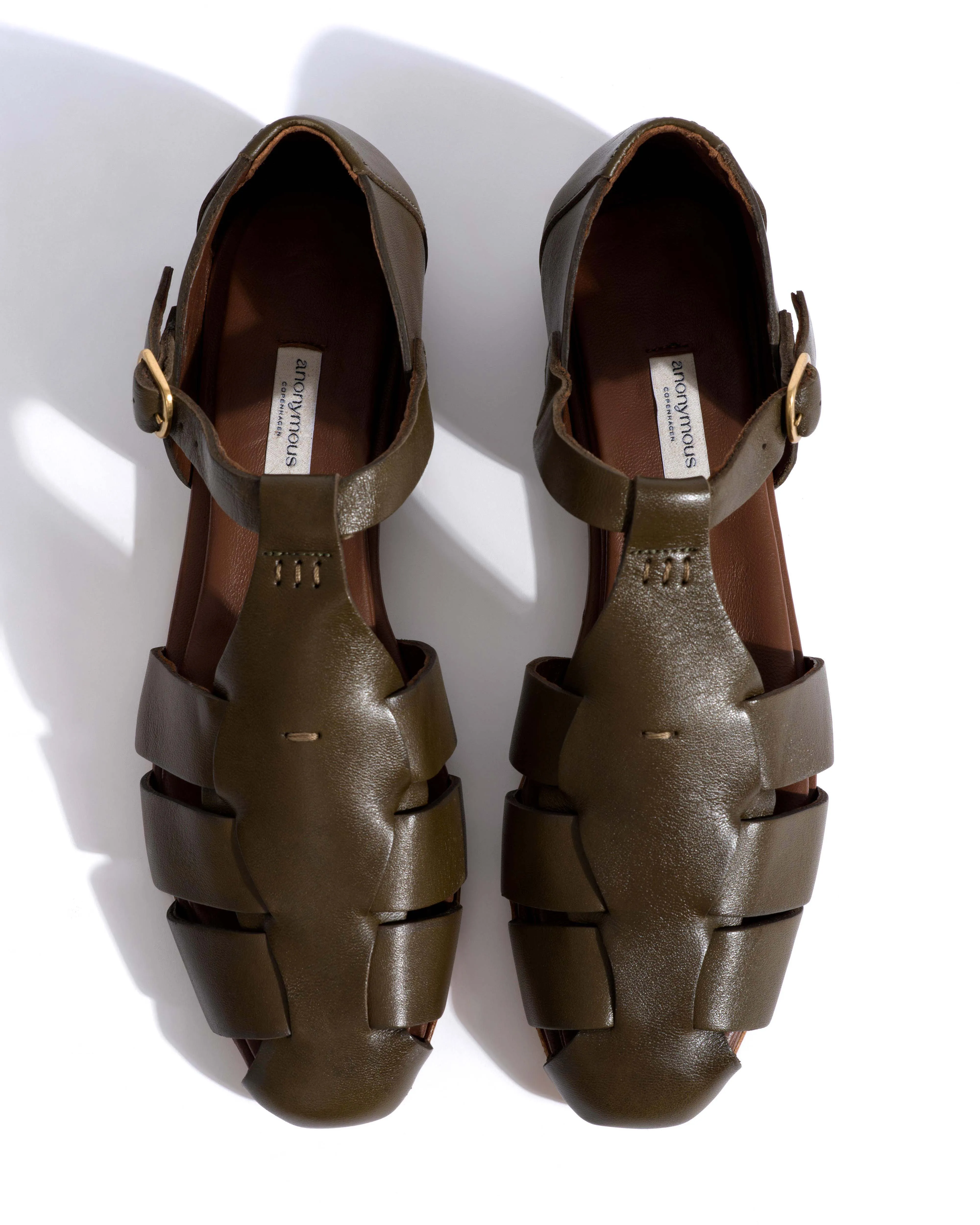 Lain flats Vegetal soft calf Forrest green sold by Anonymous Copenhagen product image thumbnail 4