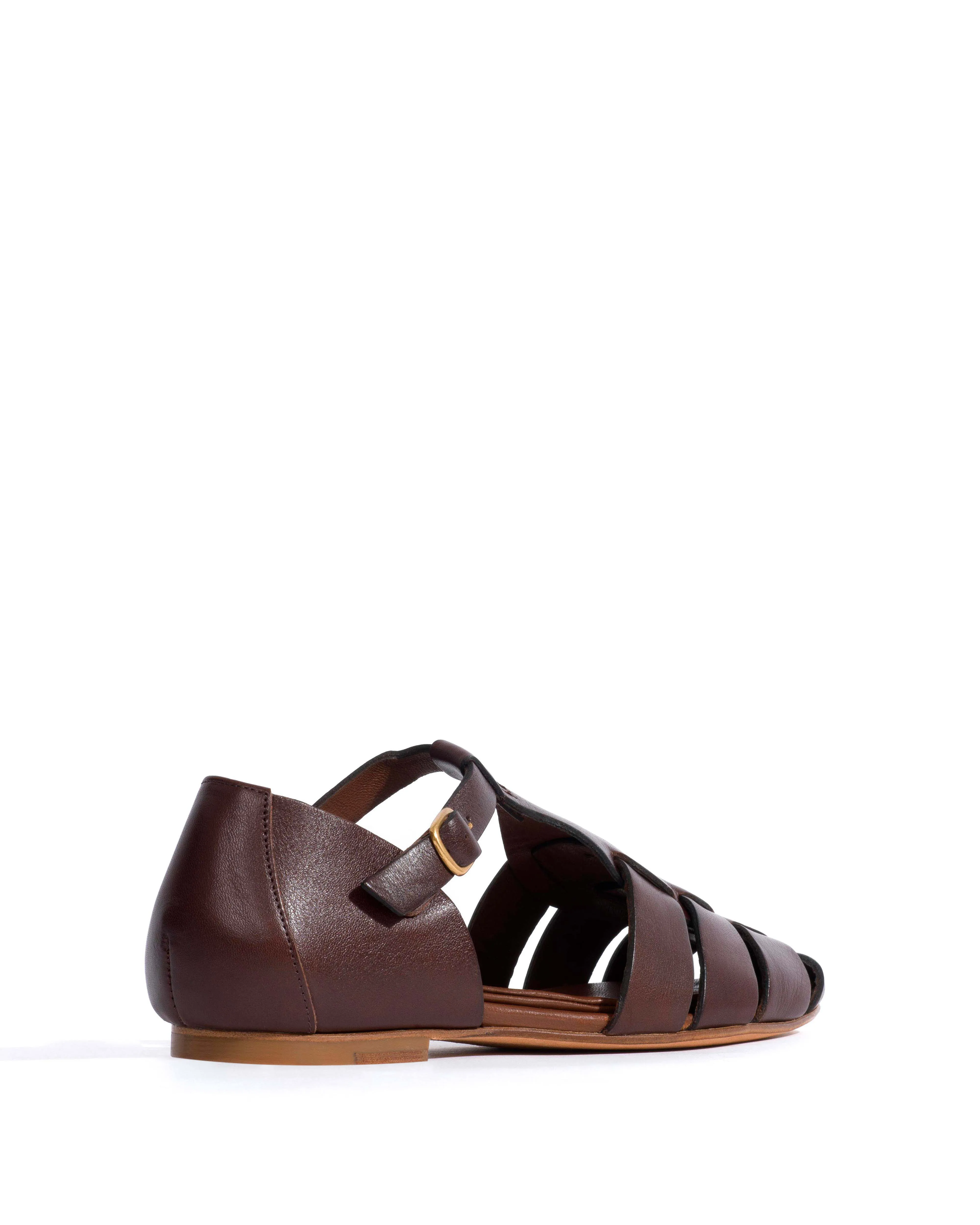 Lain flats Vegetal soft calf Coffee brown sold by Anonymous Copenhagen product image thumbnail 3