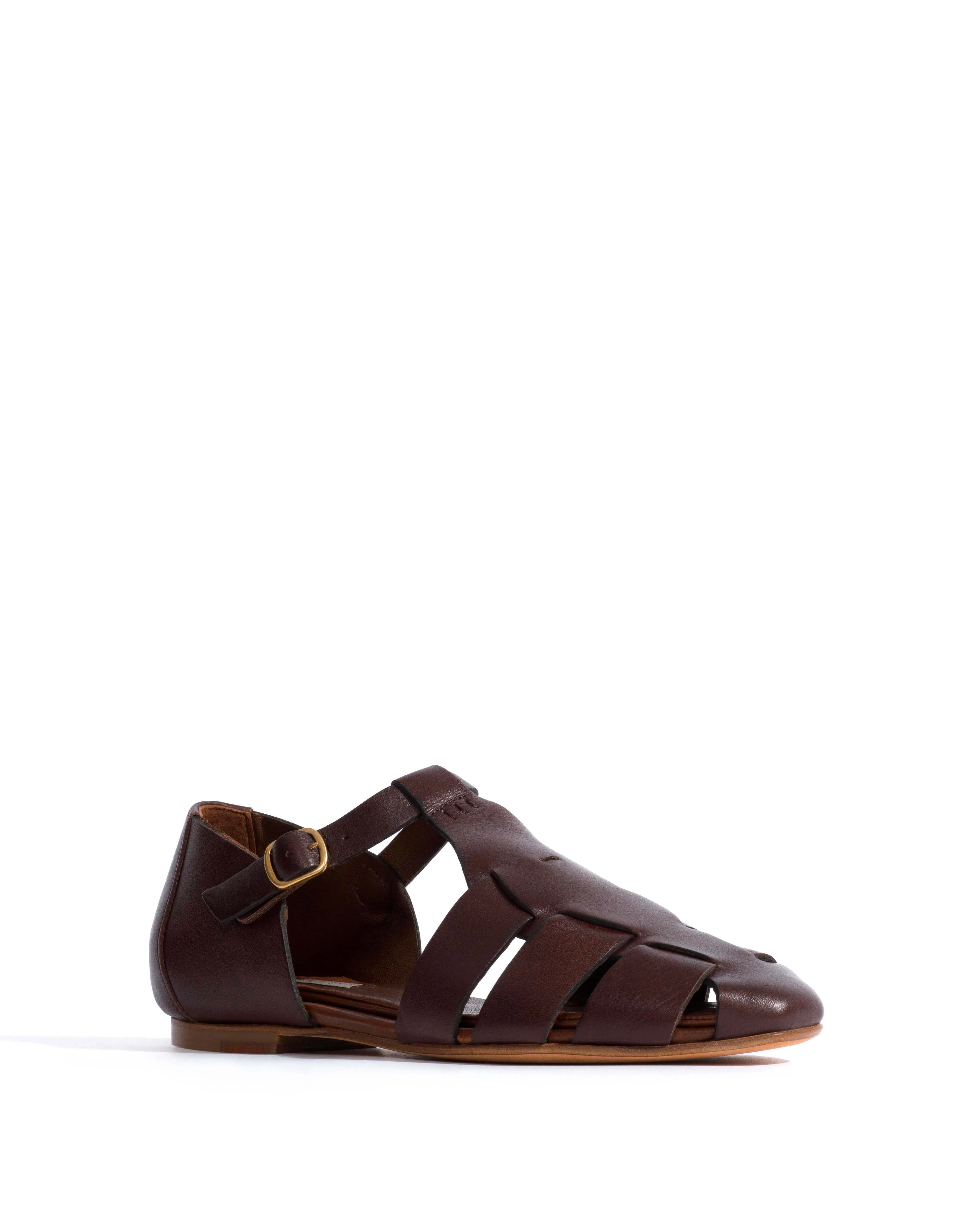 Lain flats Vegetal soft calf Coffee brown sold by Anonymous Copenhagen product image thumbnail 2
