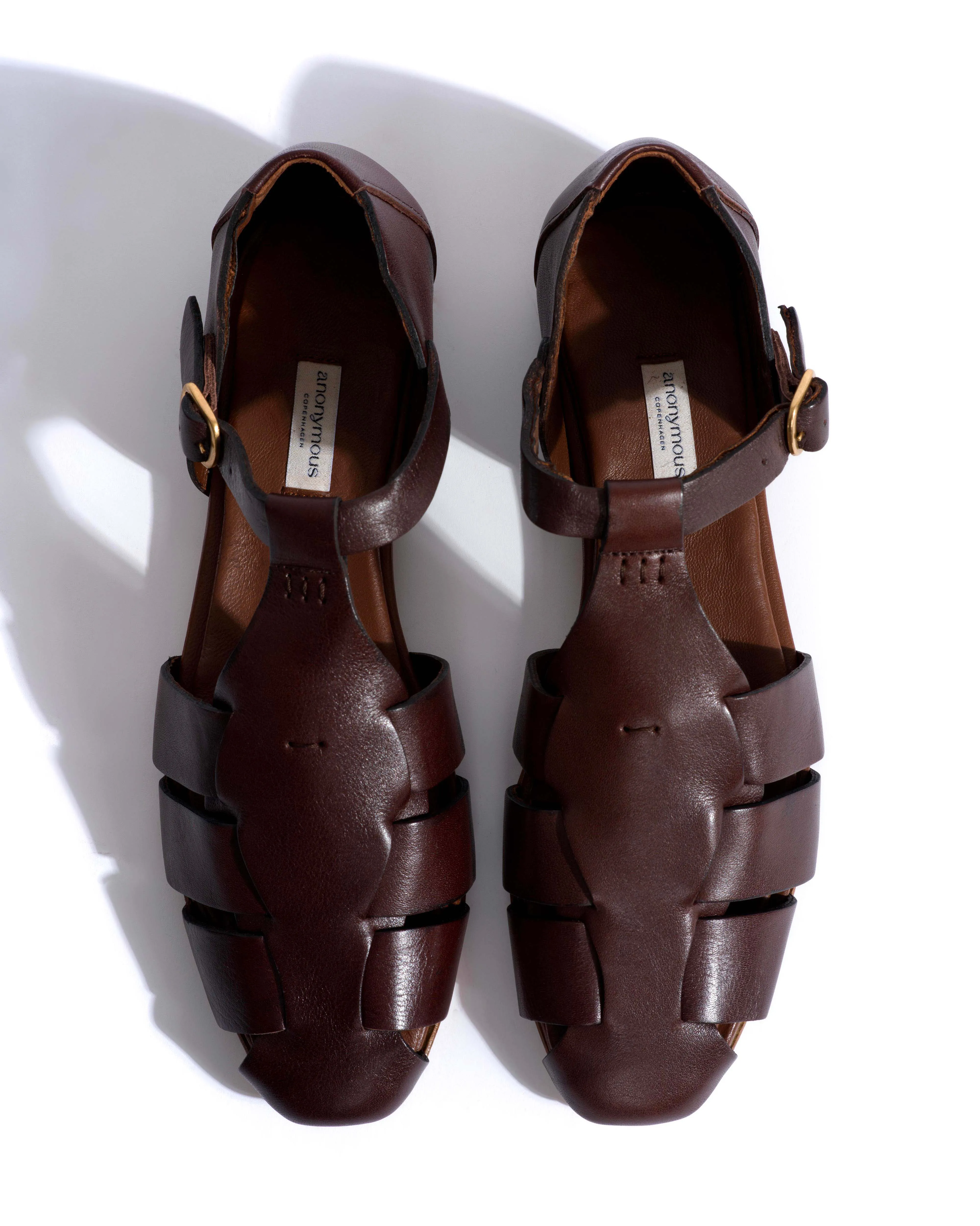 Lain flats Vegetal soft calf Coffee brown sold by Anonymous Copenhagen product image thumbnail 4