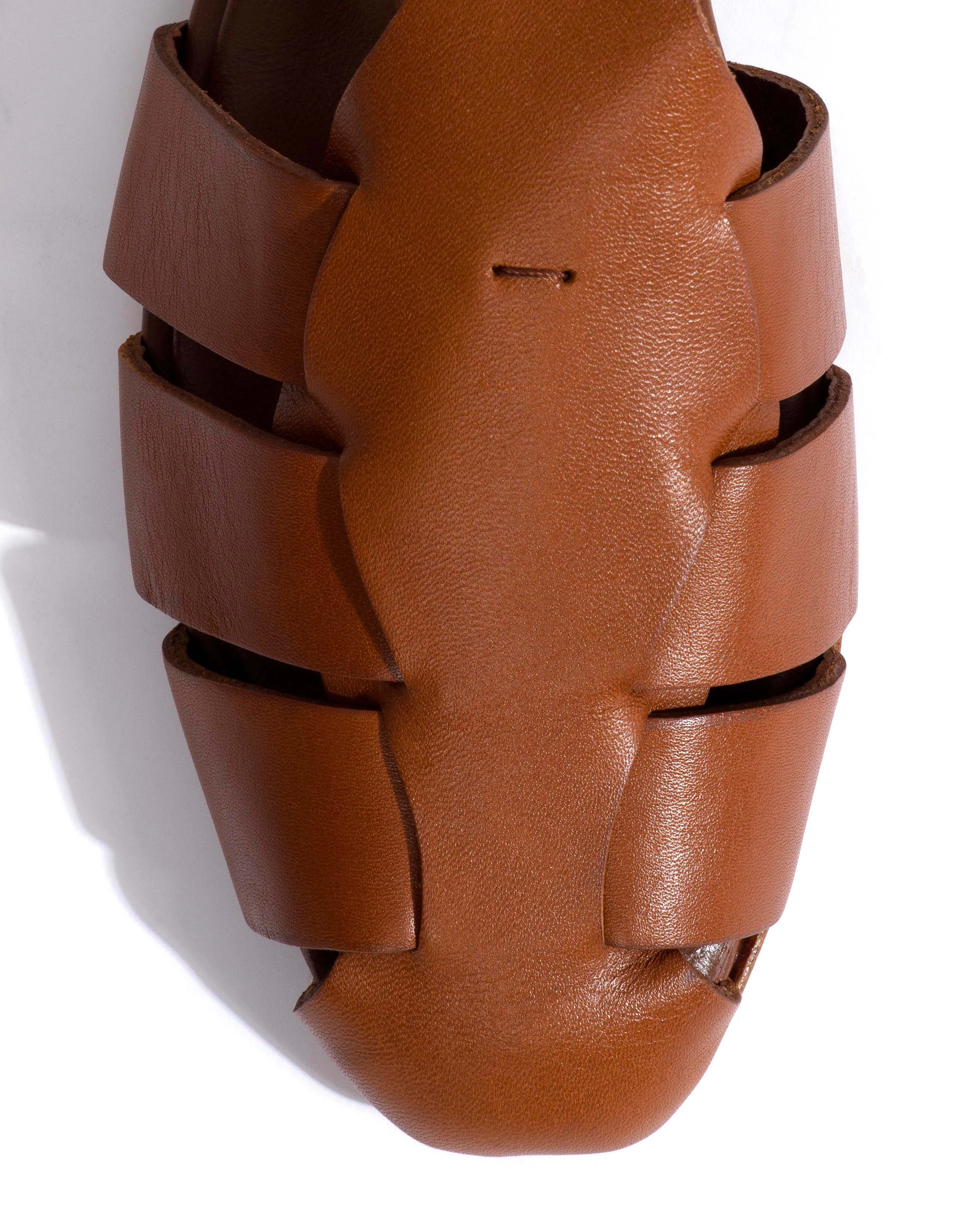 Lain flats Vegetal soft calf Cinnamon sold by Anonymous Copenhagen product image thumbnail 5