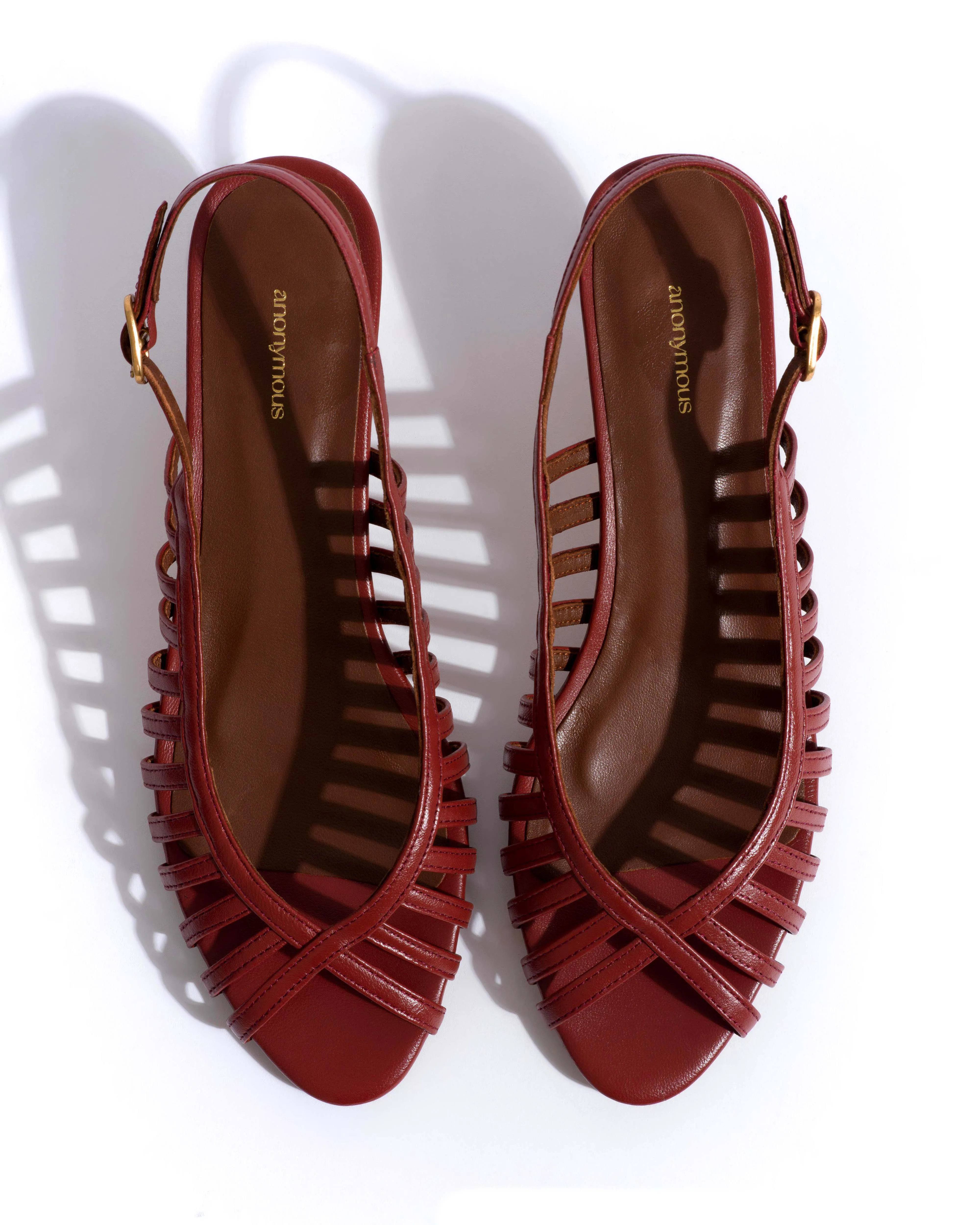 Carminho 40 stiletto Shiny lamb Terracotta sold by Anonymous Copenhagen product image thumbnail 4