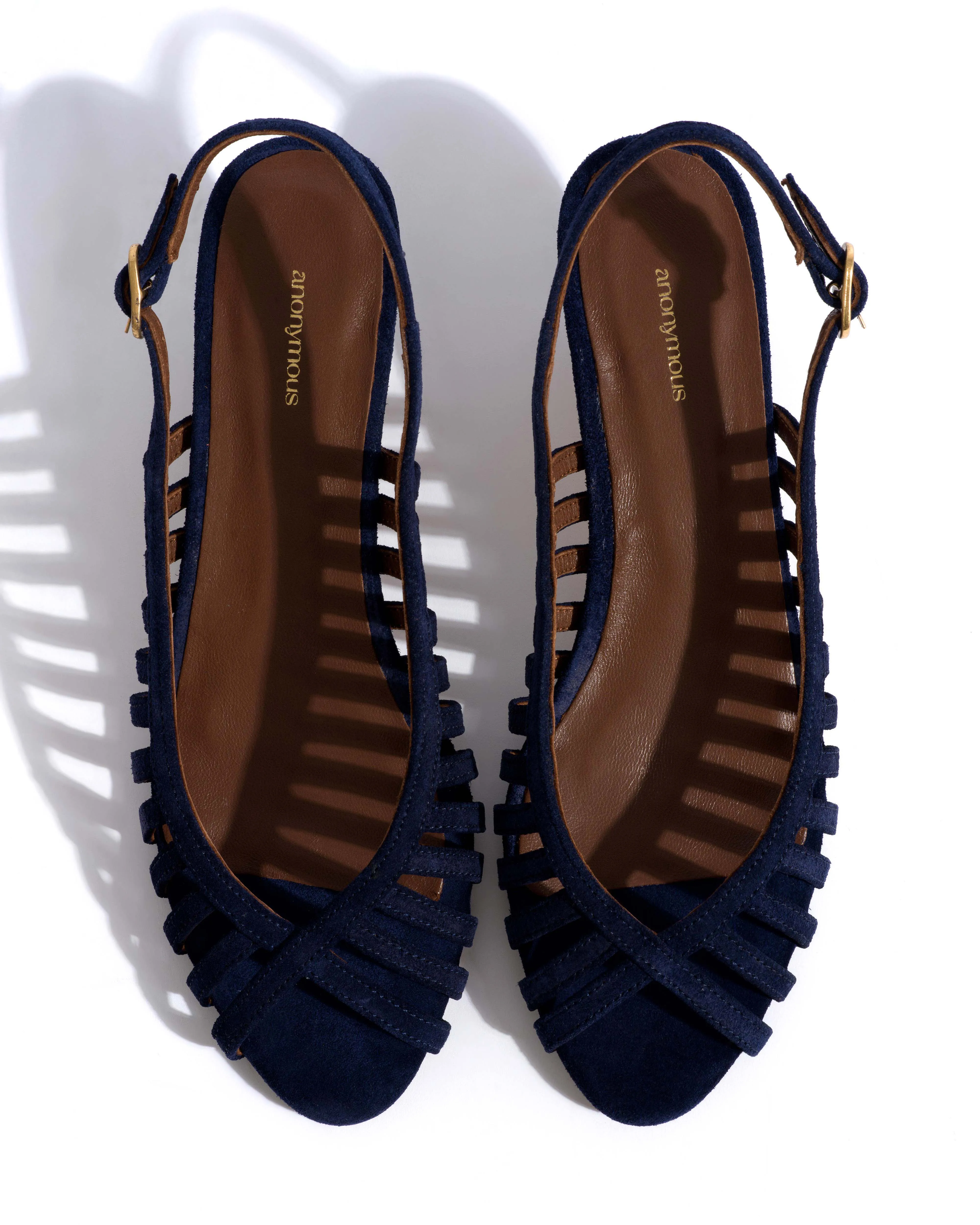 Carminho 40 stiletto Calf suede Ink blue sold by Anonymous Copenhagen product image thumbnail 4