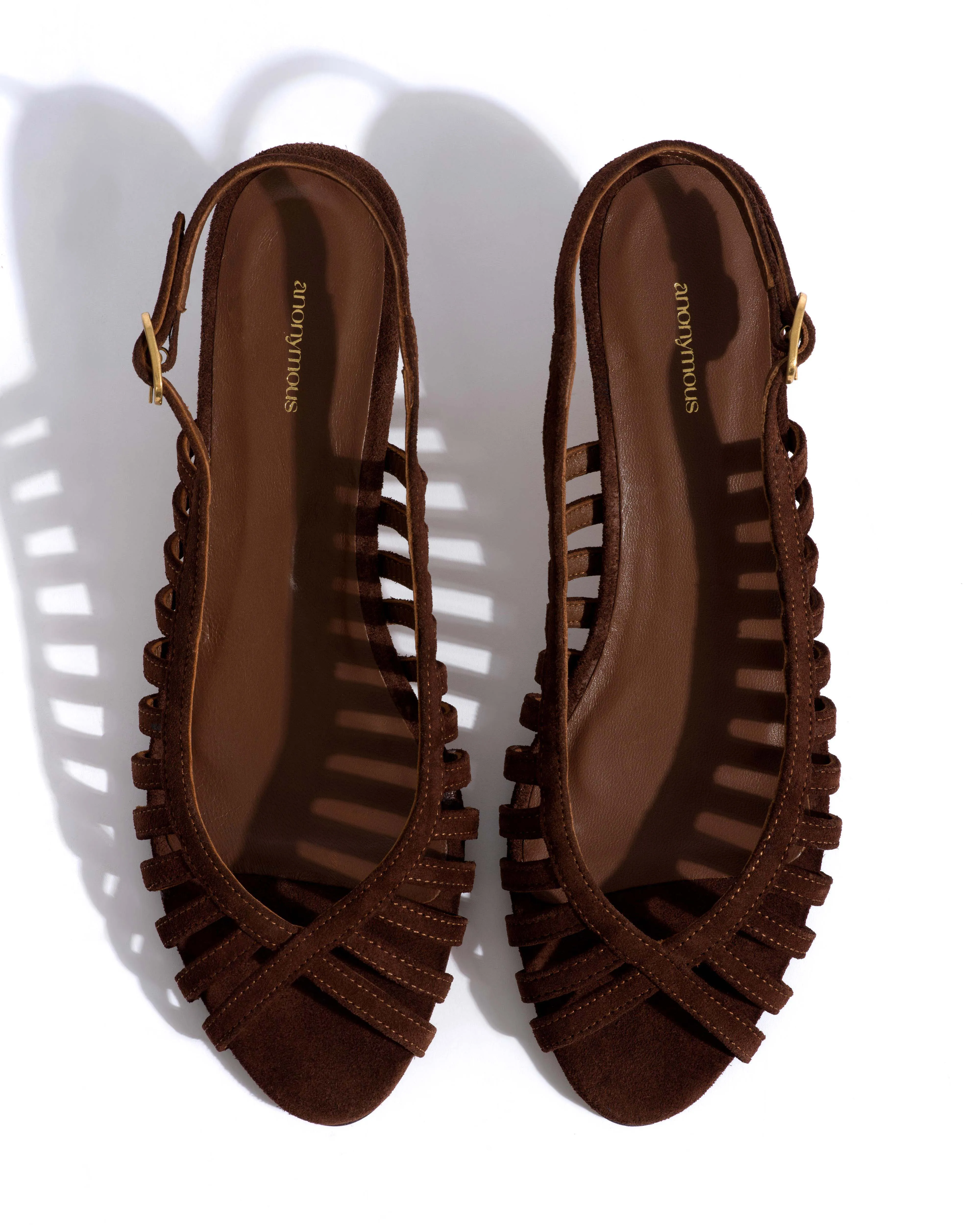 Carminho 40 stiletto Calf suede Chocolate sold by Anonymous Copenhagen product image thumbnail 4