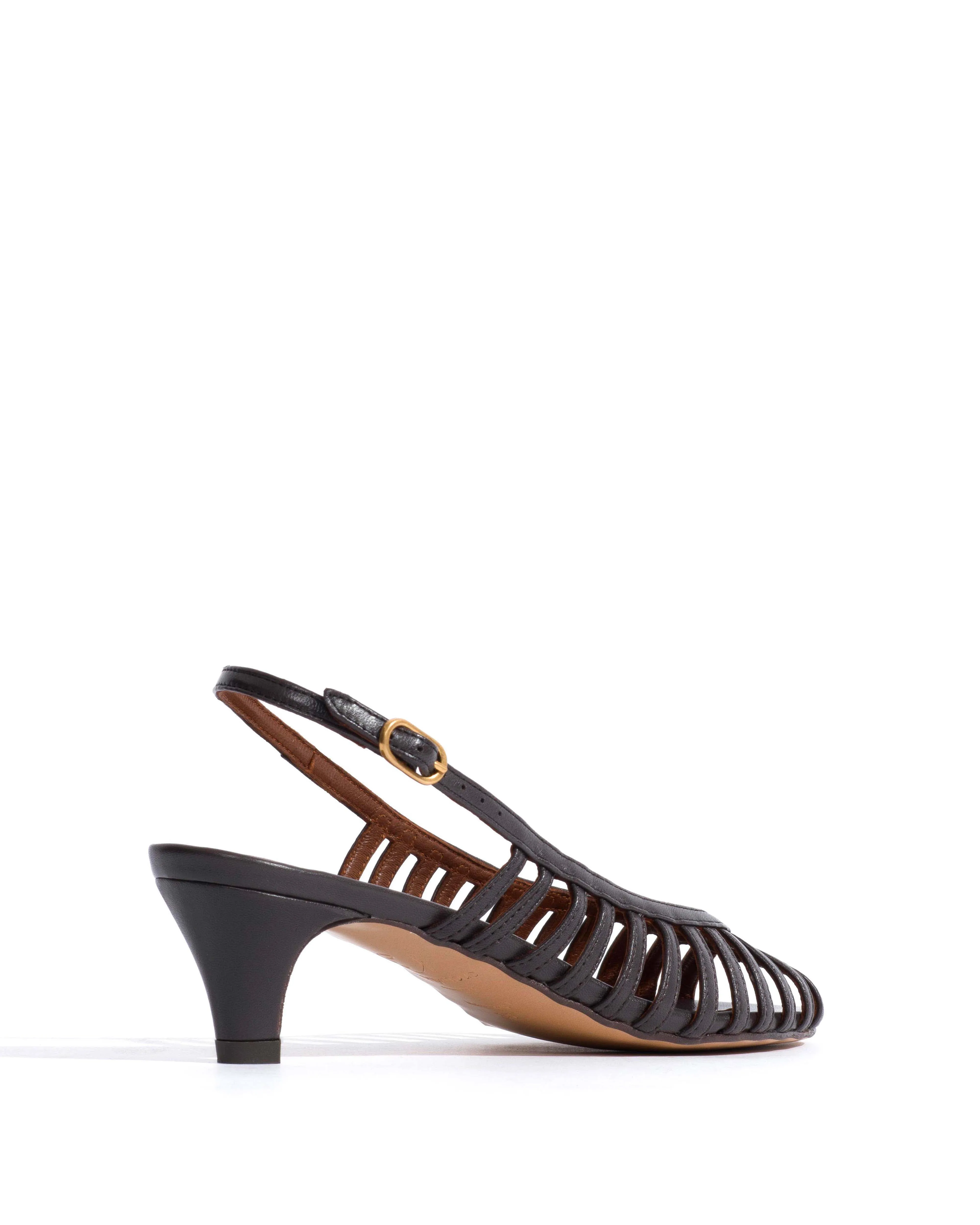 Carminho 40 stiletto Shiny lamb Espresso brown sold by Anonymous Copenhagen product image thumbnail 3