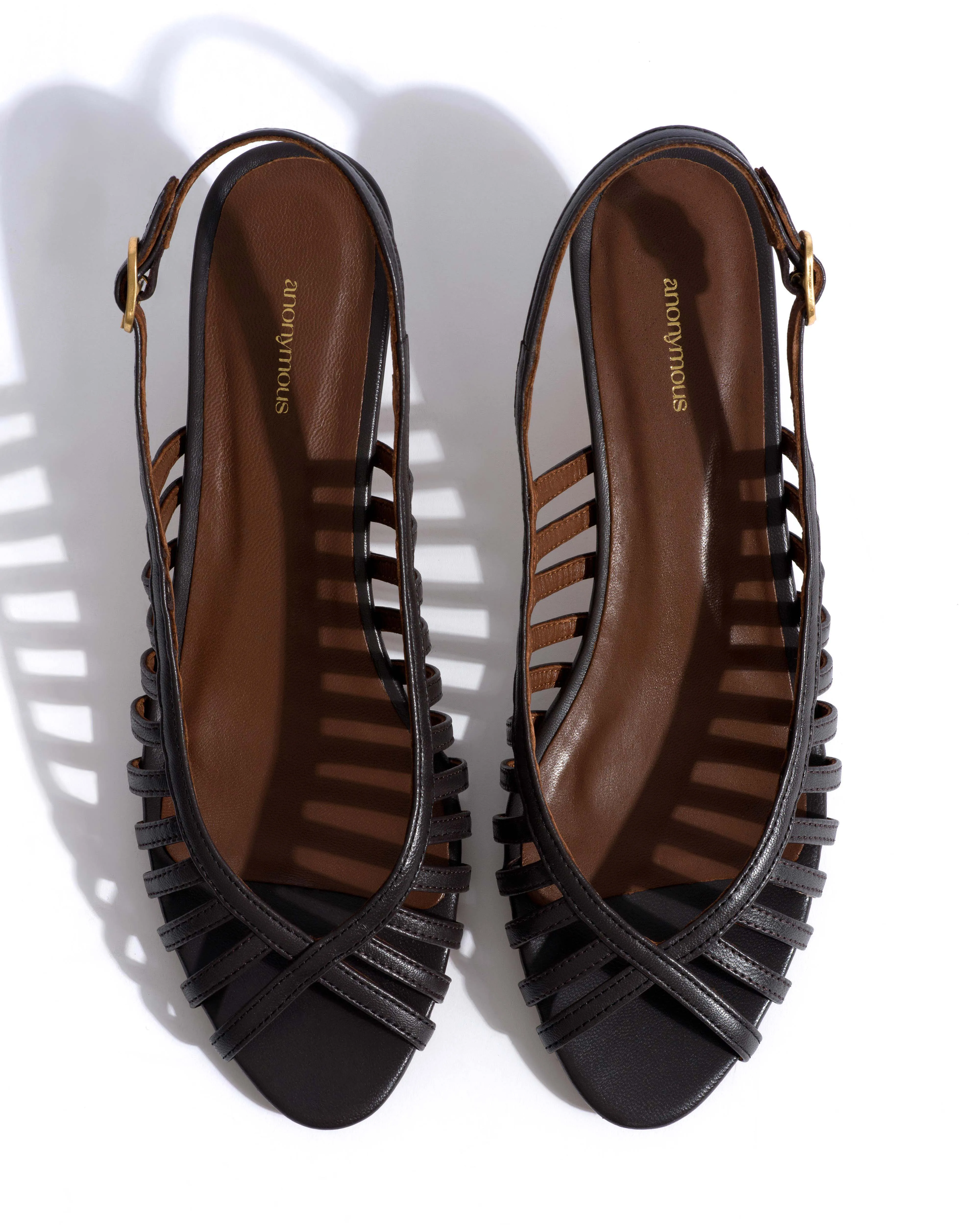 Carminho 40 stiletto Shiny lamb Espresso brown sold by Anonymous Copenhagen product image thumbnail 4