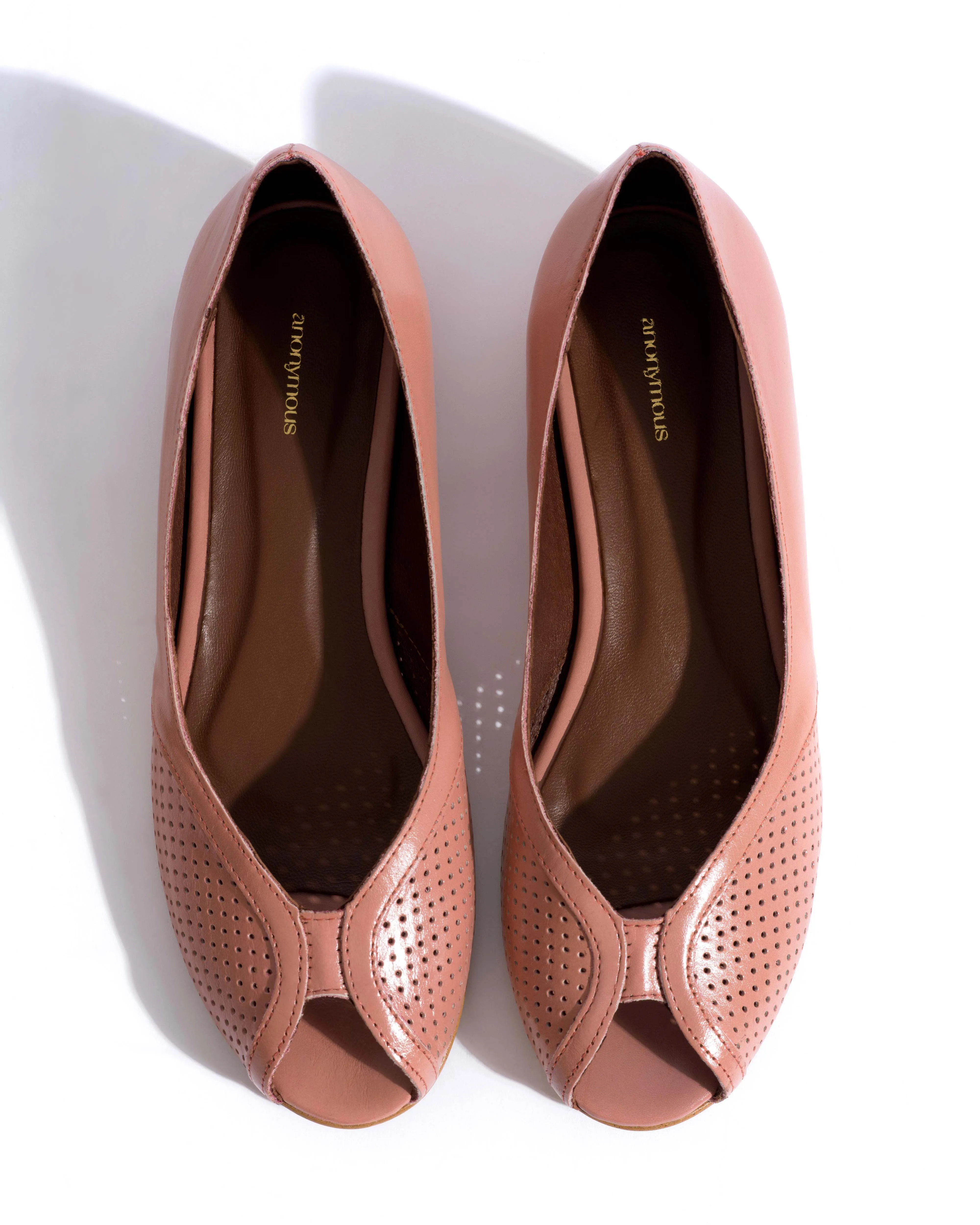 Tiffy Crinkled polished goat Misty coral sold by Anonymous Copenhagen product image thumbnail 4