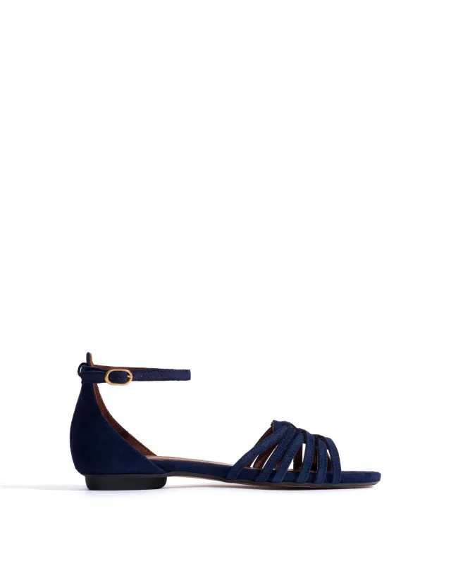 Mareike 10 Calf suede Ink blue sold by Anonymous Copenhagen