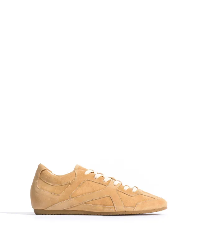 Sneakerina Calf suede Creamy sand sold by Anonymous Copenhagen