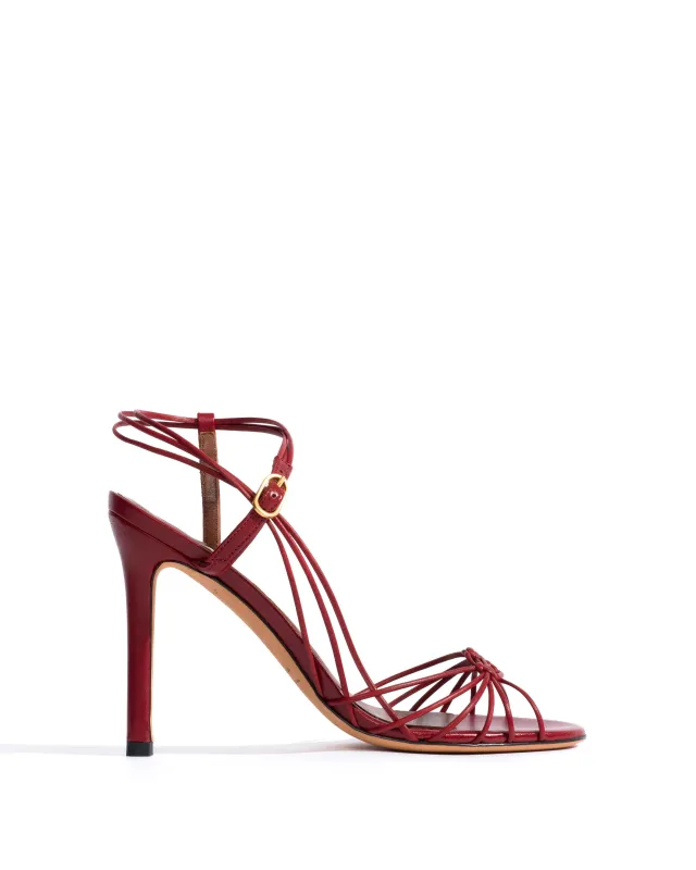 Savannah 100 hand-braided Shiny lamb Pomegranate sold by Anonymous Copenhagen