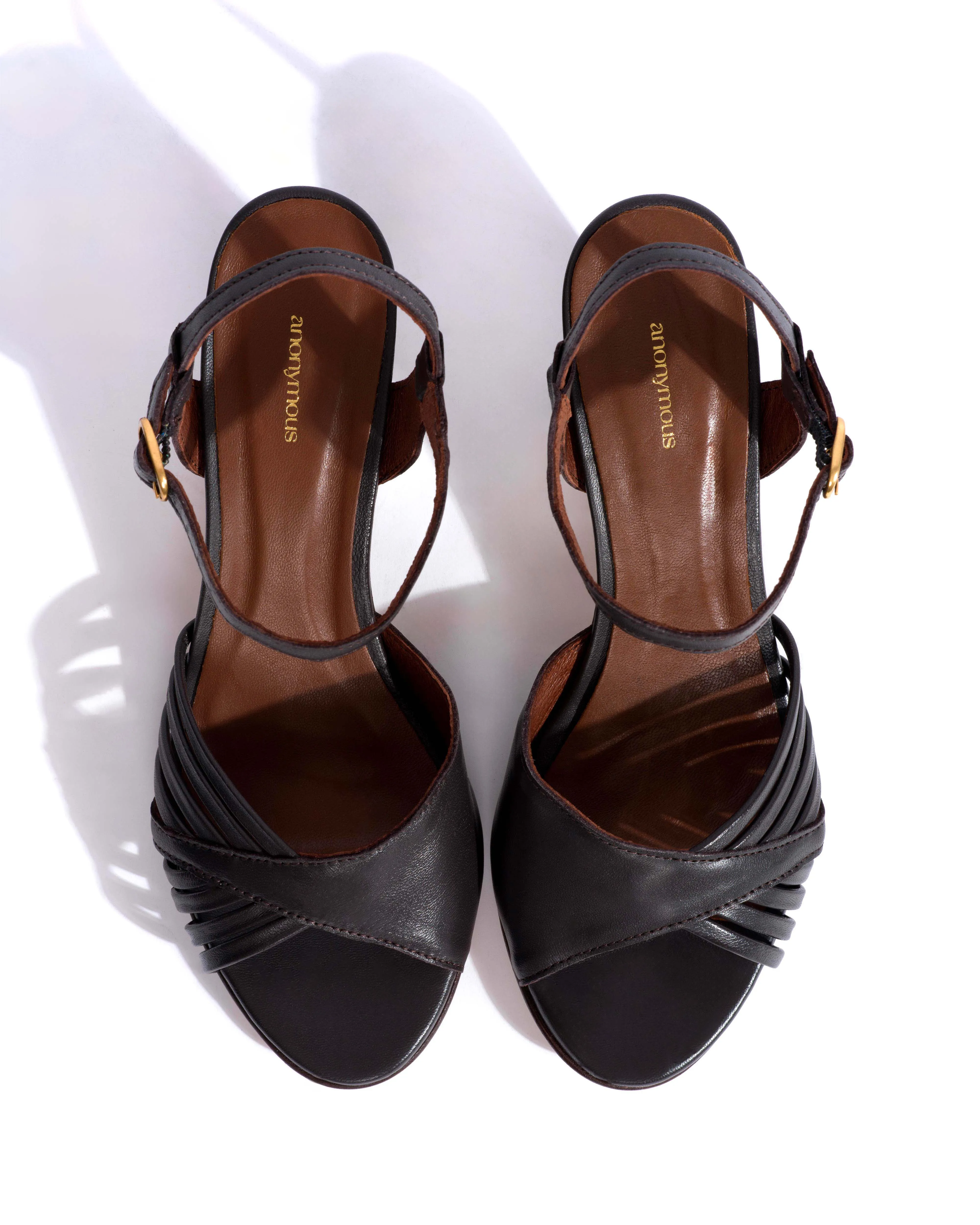 Hermine 50 stiletto Shiny lamb Espresso brown sold by Anonymous Copenhagen product image thumbnail 4