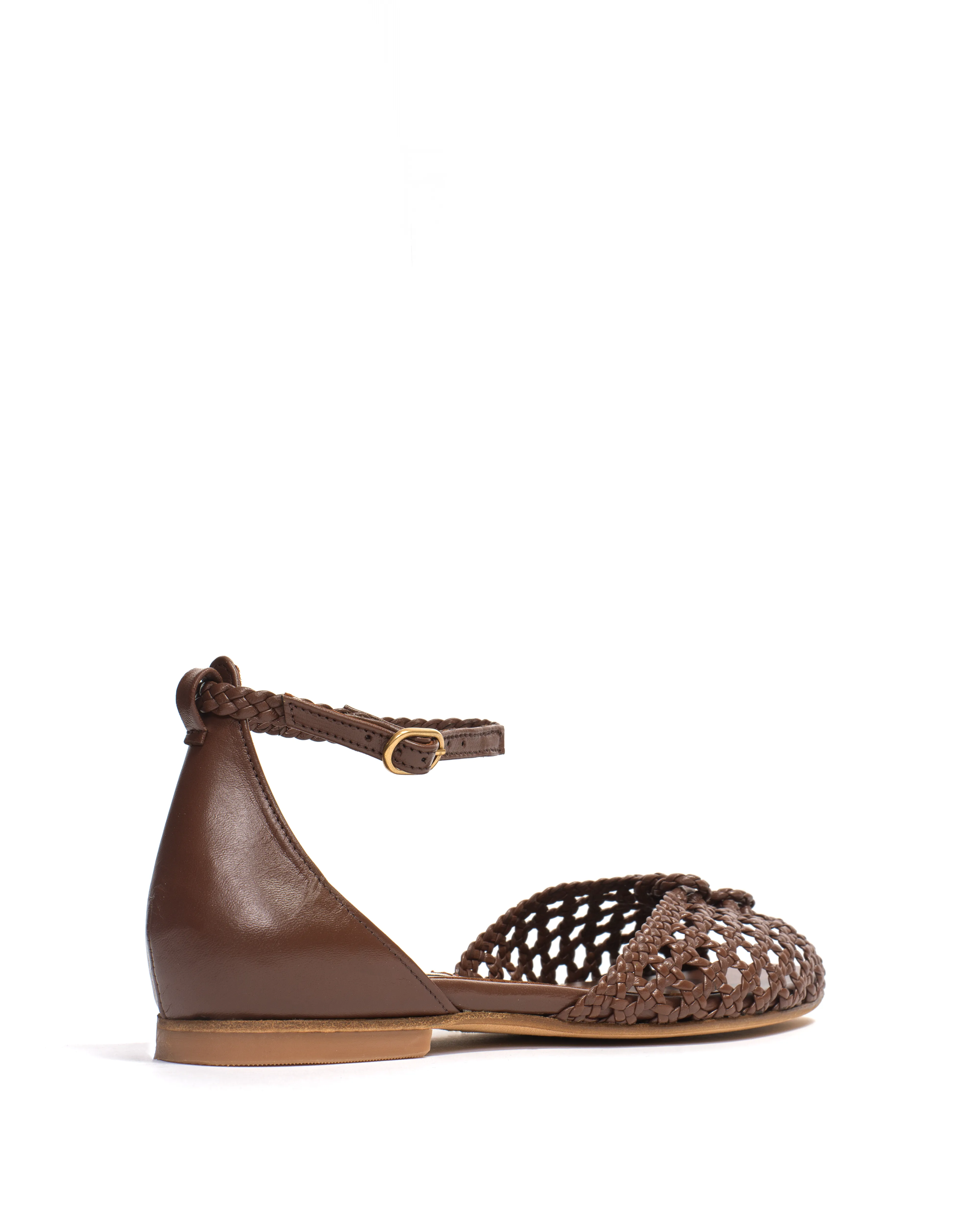 Lucy 10 hand-braided Hand-braided leather Chocolate sold by Anonymous Copenhagen product image thumbnail 3