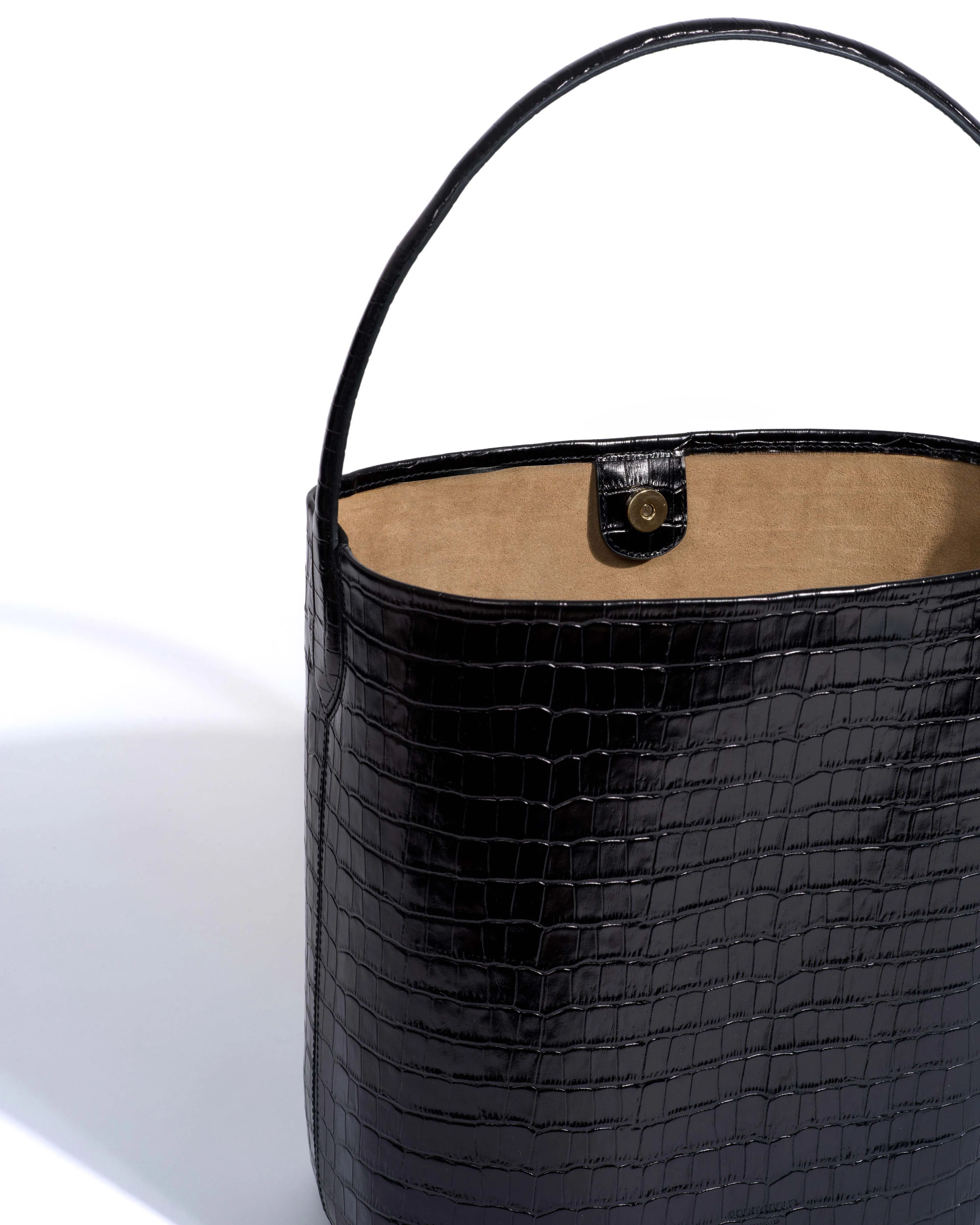 Versa everyday bag Polished croco calf Black sold by Anonymous Copenhagen product image thumbnail 5